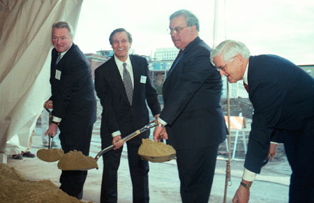 Mark Maloney, Neil L. Rudenstine, Thomas Menino andJoseph