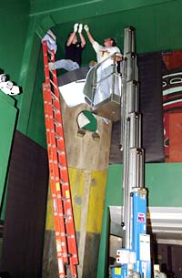 installing pulleys