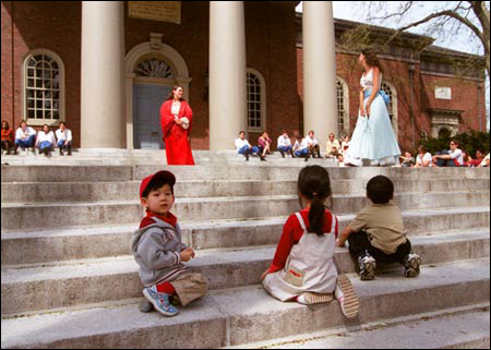 Children watching 'Much Ado About