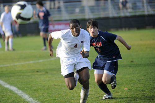 Running toward the rock