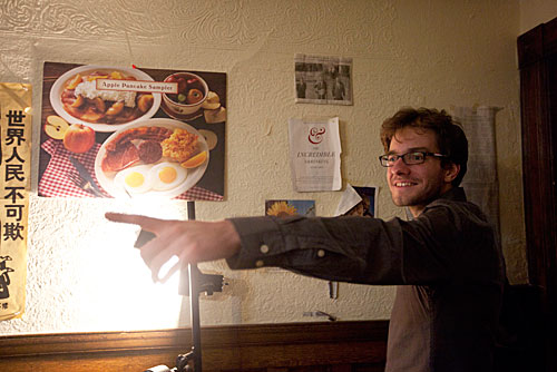 Apple pancake sampler