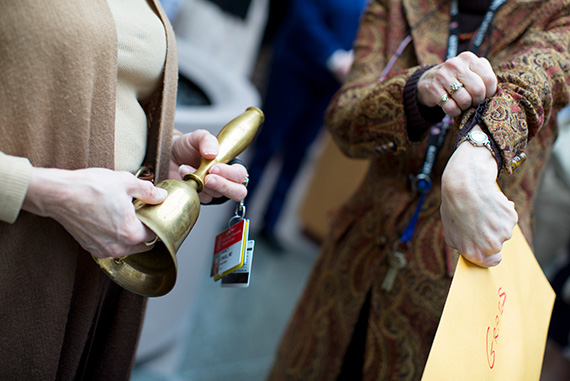 Students receive envelopes with their assigned residencies at noon on Match Day at Harvard Medical School. Photo by Rose Lincoln/Harvard Staff Photographer