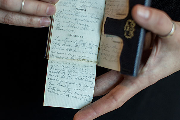 In his pocket diary, George Everett Marsh noted attending a morning lecture by Professor Louis Agassiz — a proponent of polygenism, then touted as a scientific defense of slavery — before venturing into Boston for an abolitionist meeting.