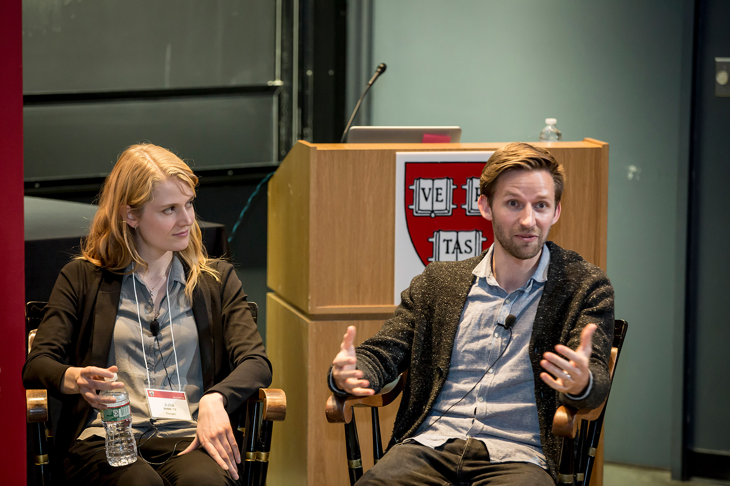 ulia Winn, '12 (pictured, left) and Daniel Nevius, '11