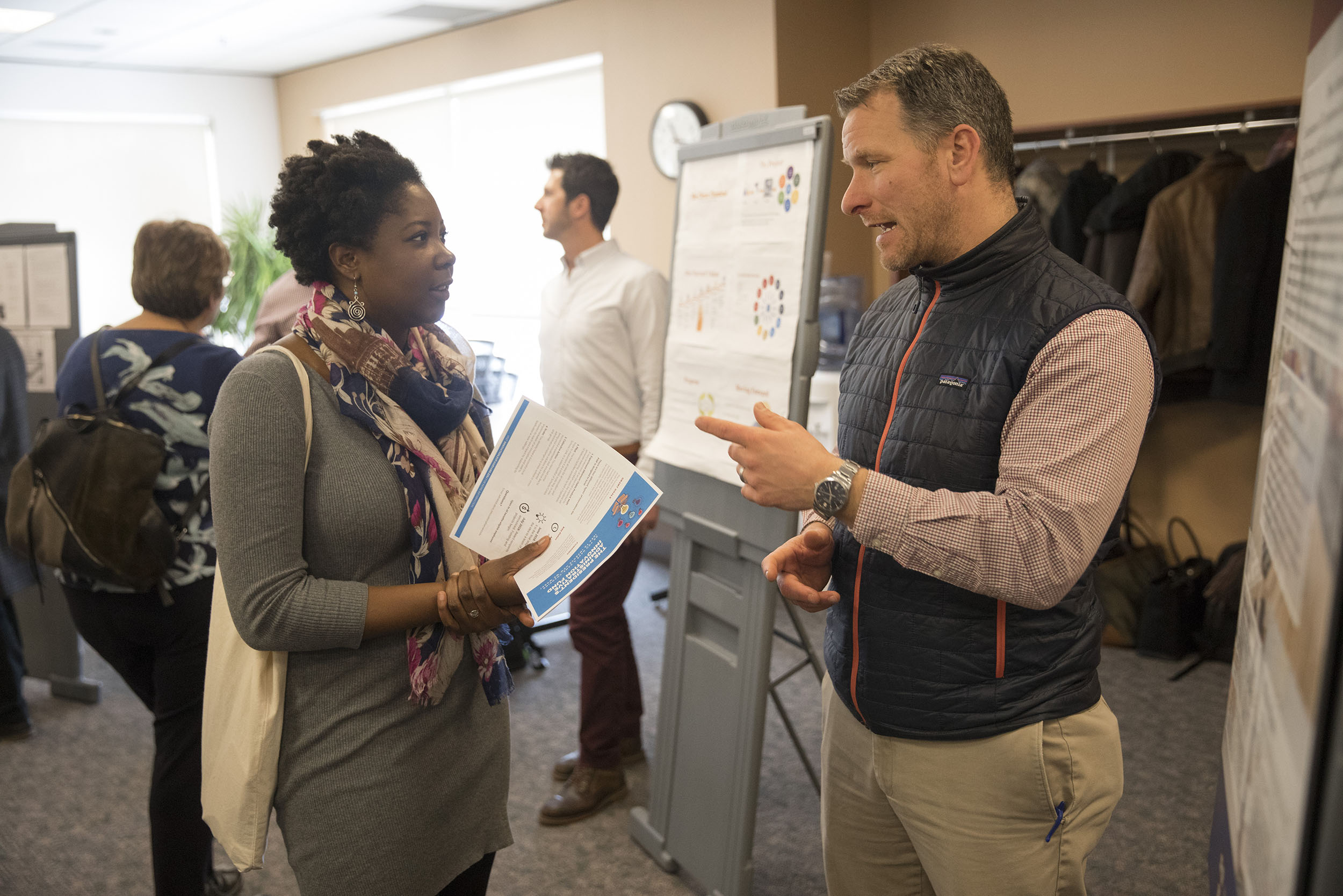 Shaquilla Harrington and Jason Carlson,