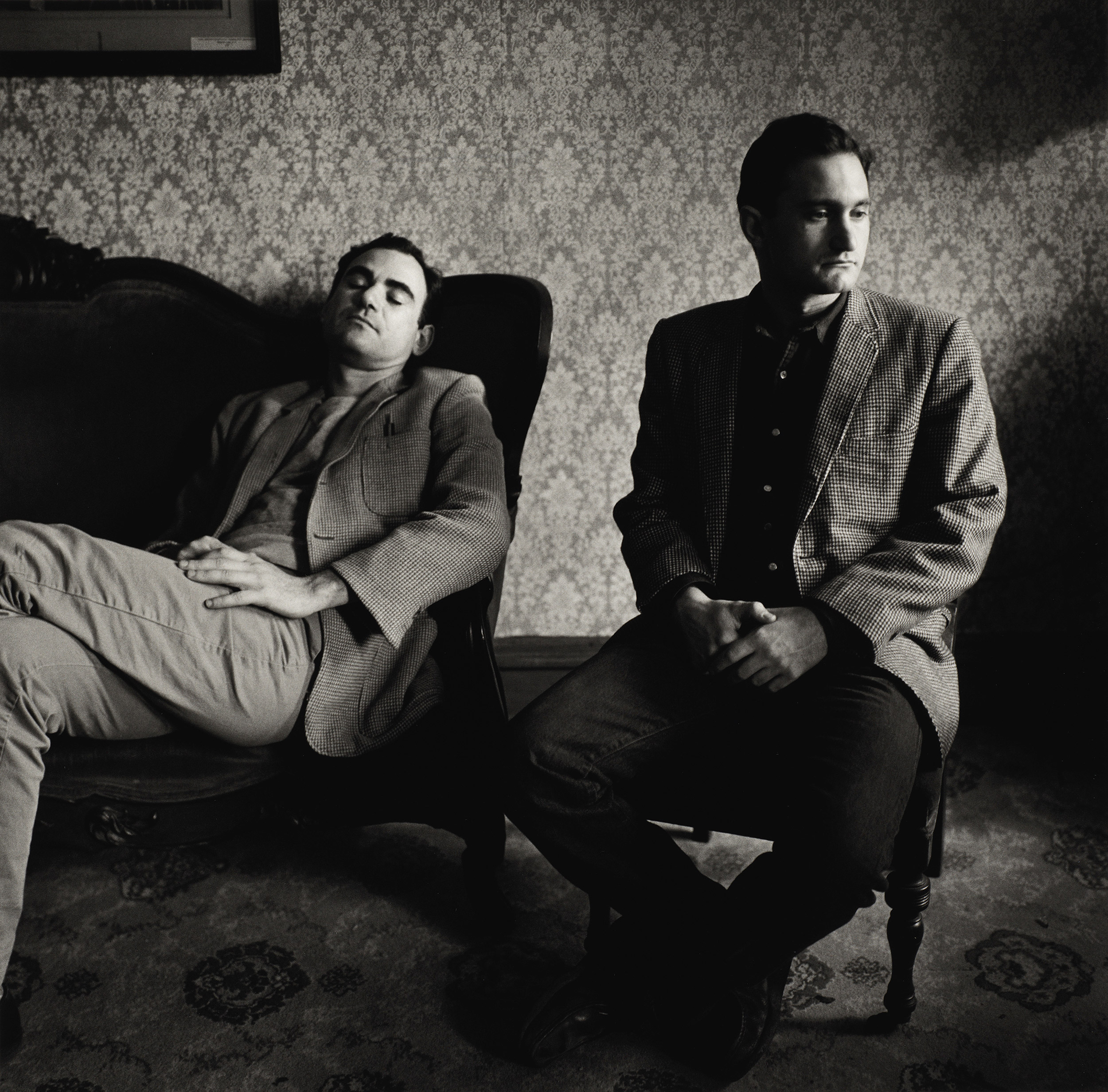 Peter Hujar, John Erdman and Gary Schneider at Mohonk Mountain House, 1984.