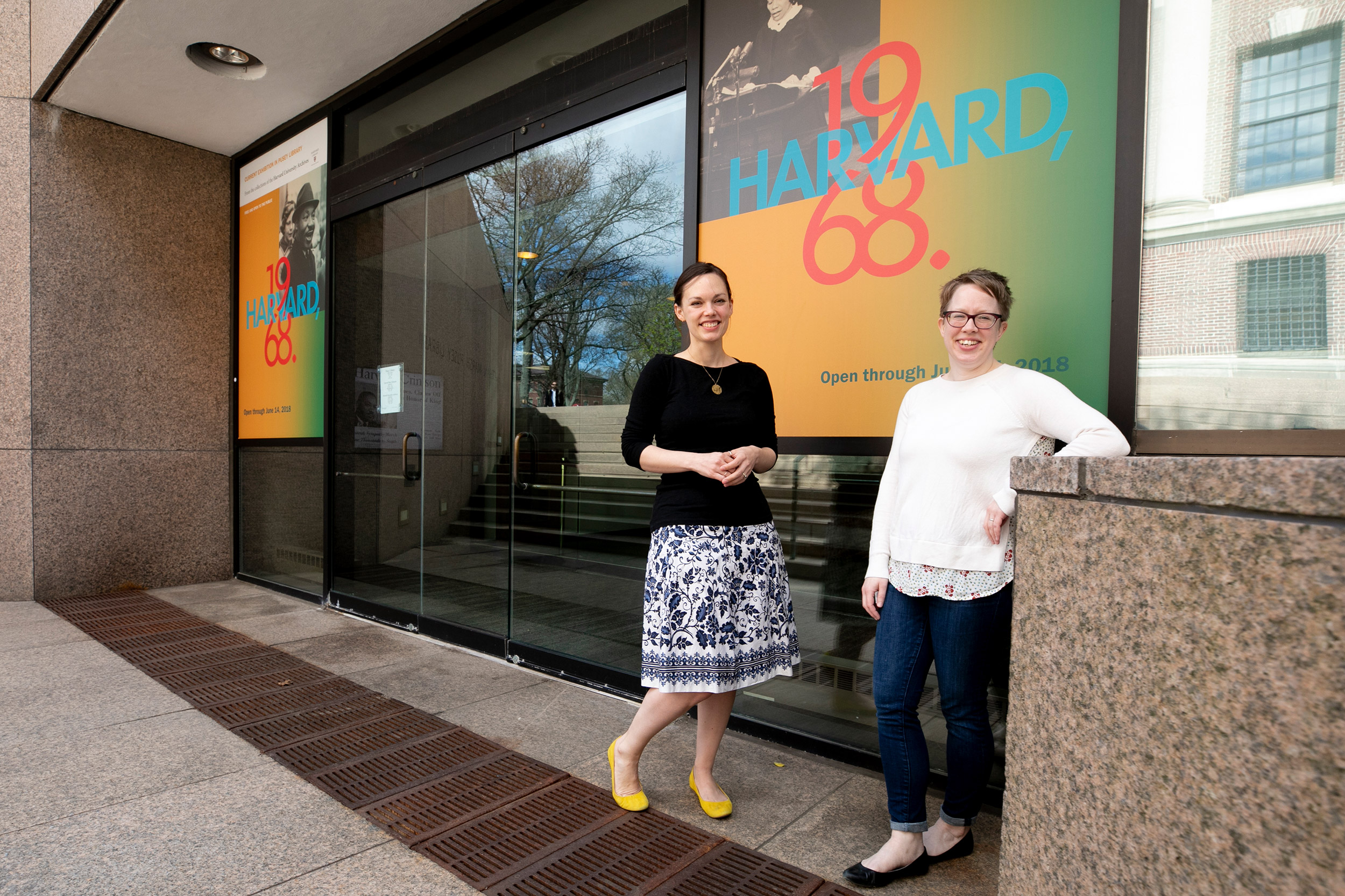 Juliana Kuipers, on right and Emily Atkins are the curators of a new