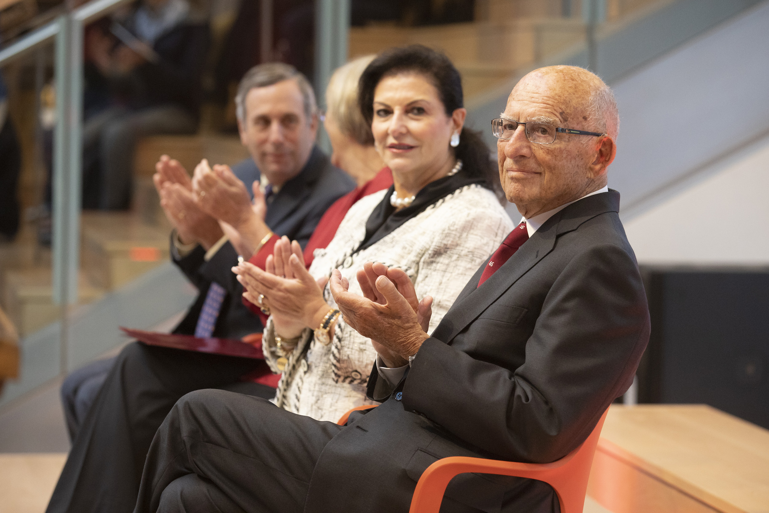 Richard A. Smith at the Smith Campus Center Dedication and Celebration.