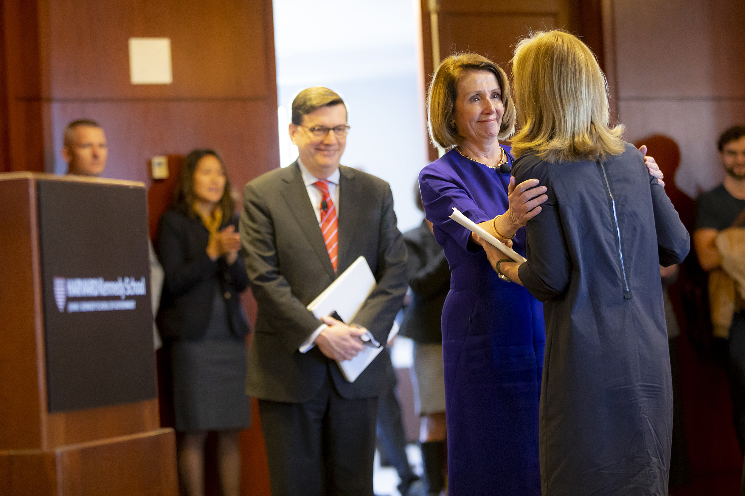 Pelosi and Caroline Kennedy