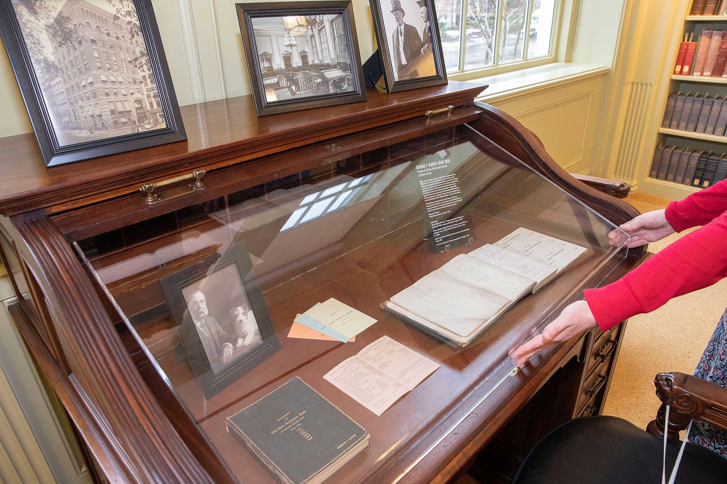 Desk from First National Bank