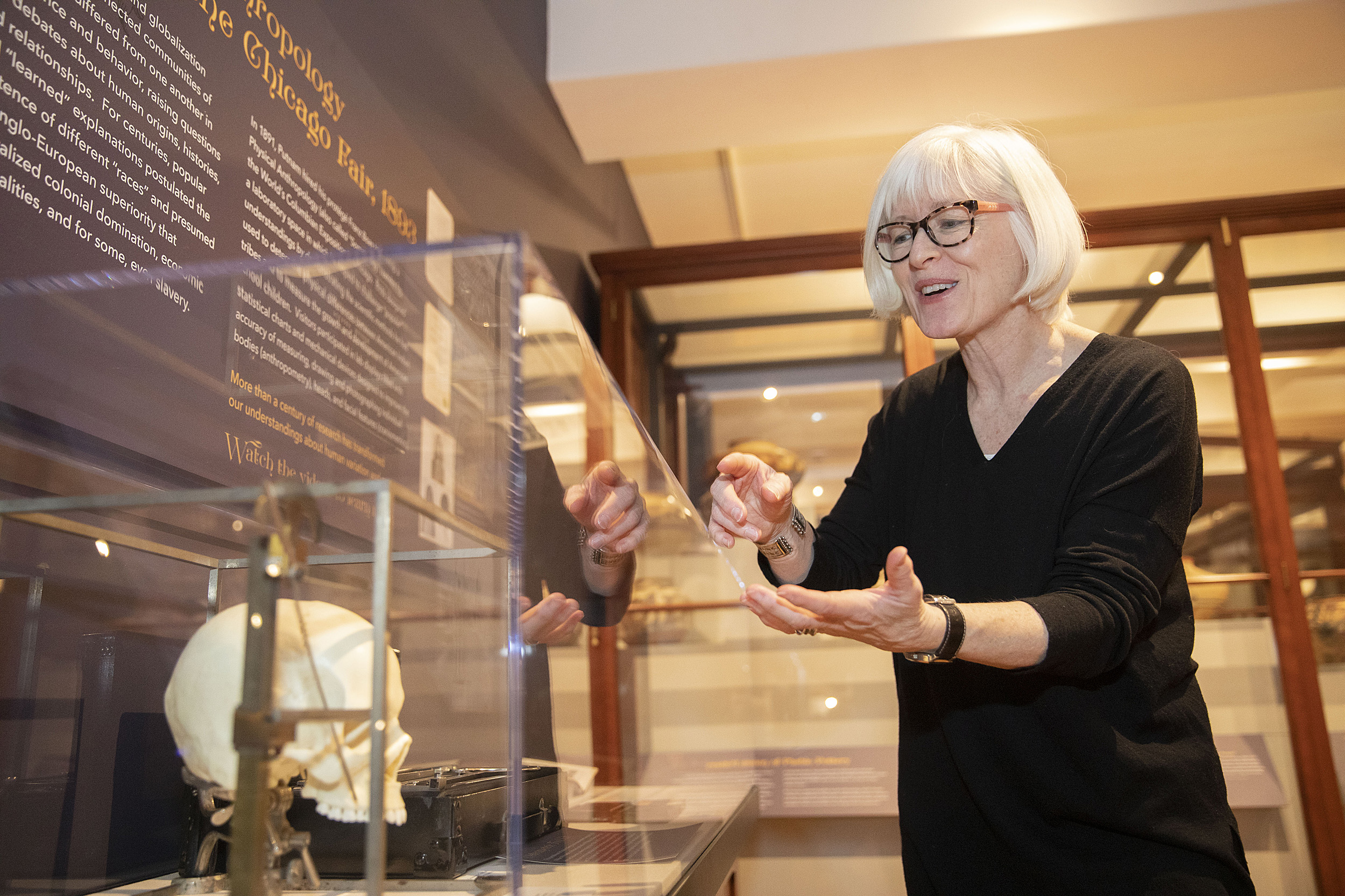 Christina Thompson at the Peabody Museum.