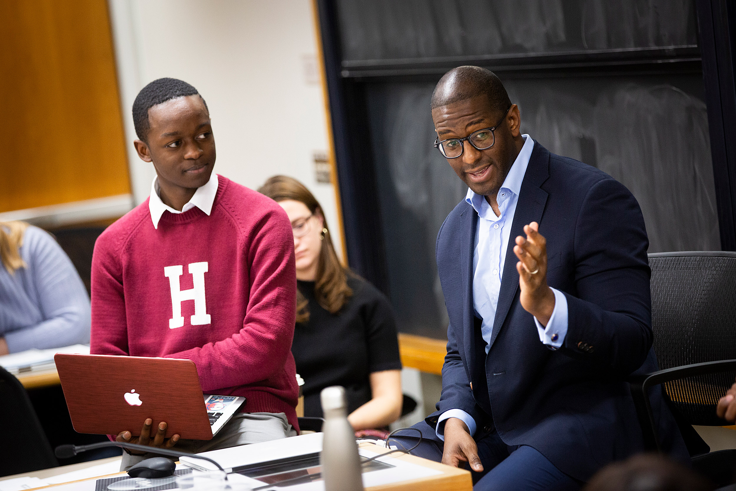 Eric Jjemba and Andrew Gillum.