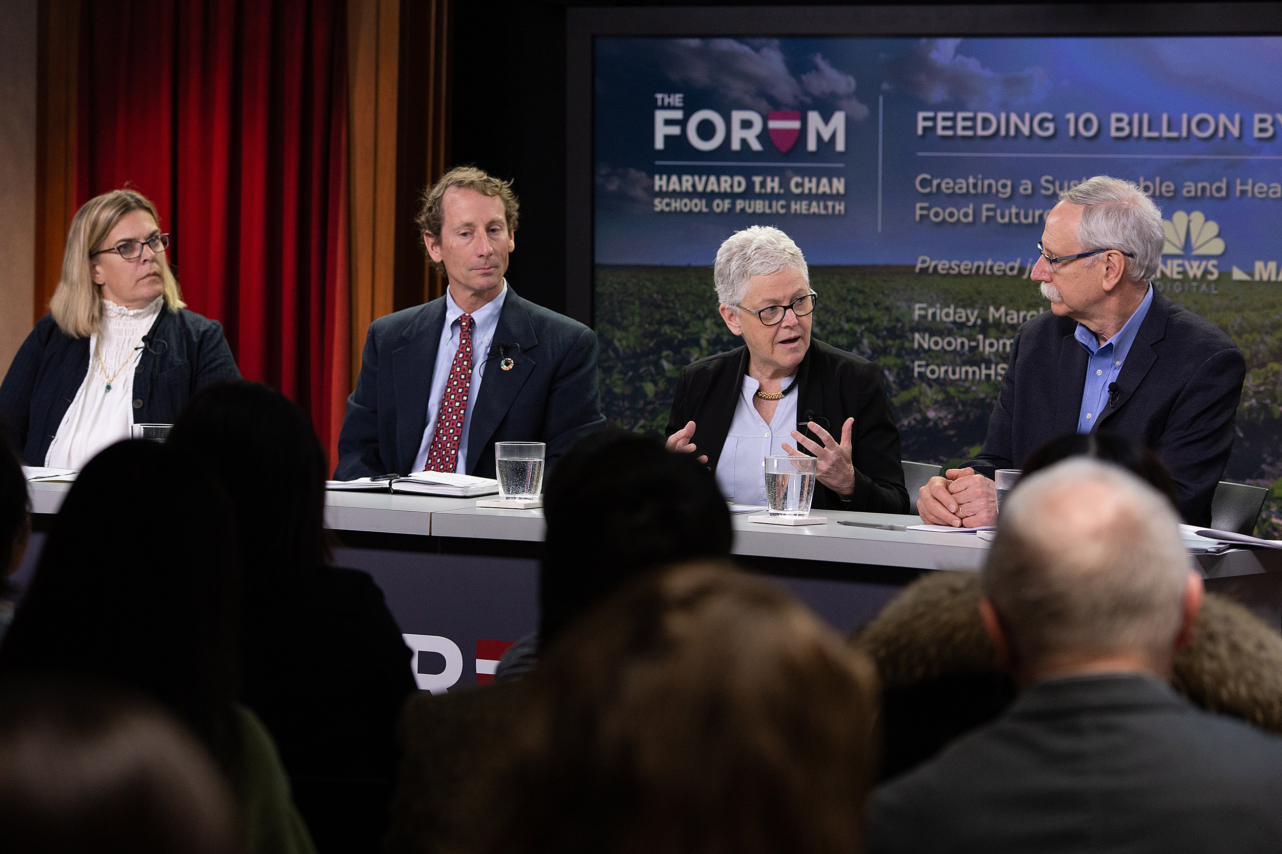 Anna Sortun, David Bennell, Gina McCarthy, and Walter Willett.