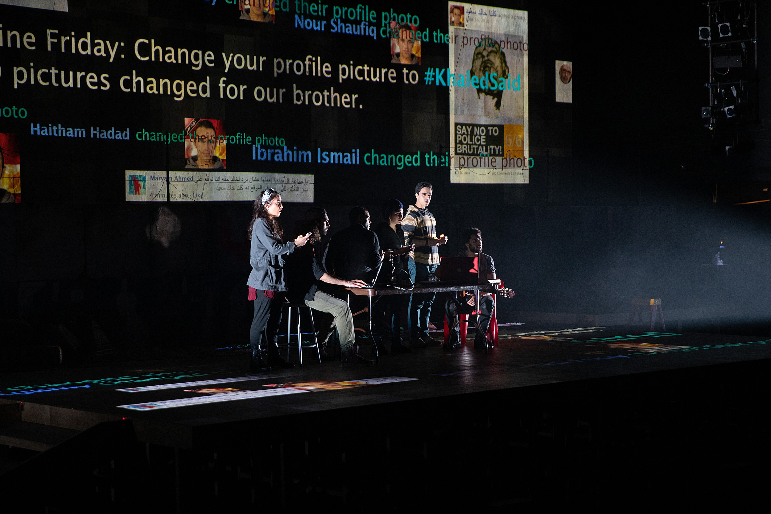 performers onstage