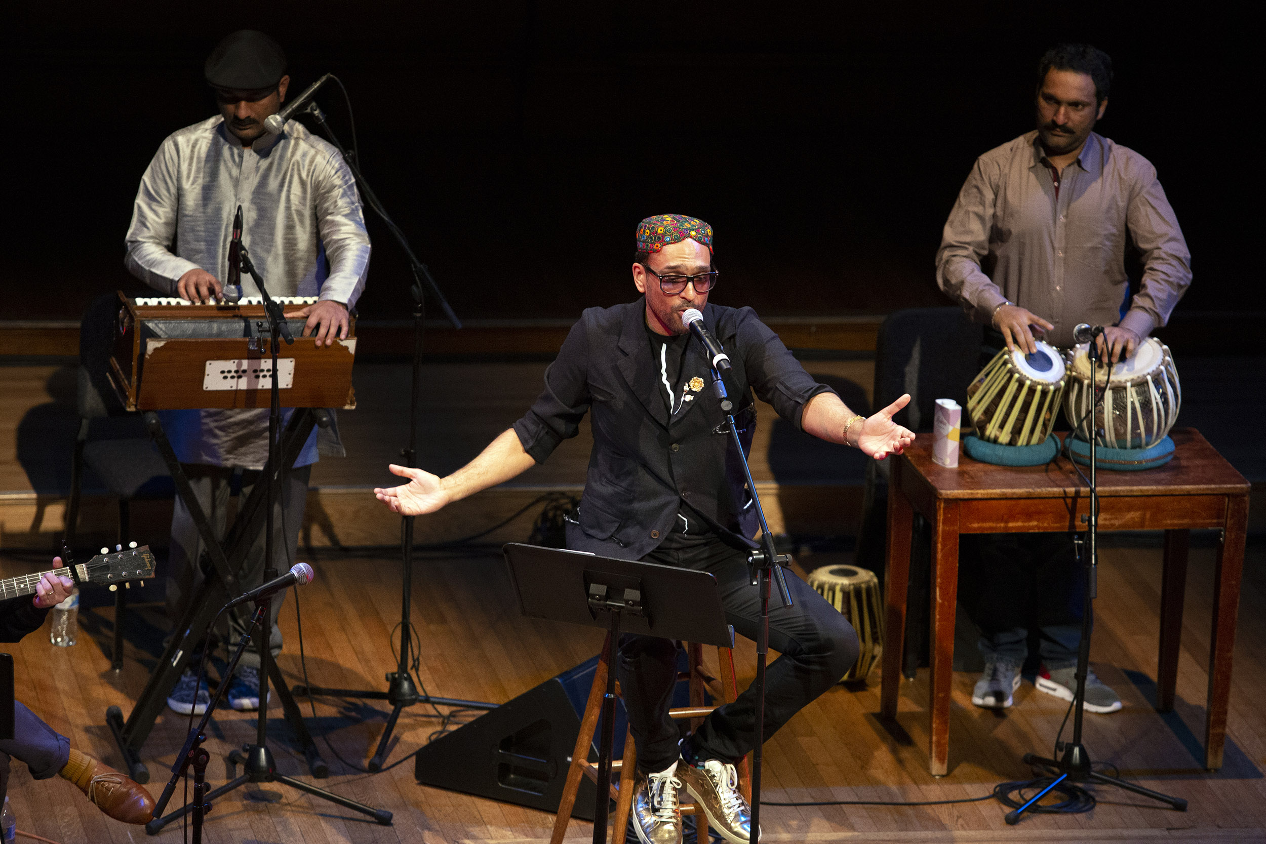 The Covenant of Love is performed on a stage.