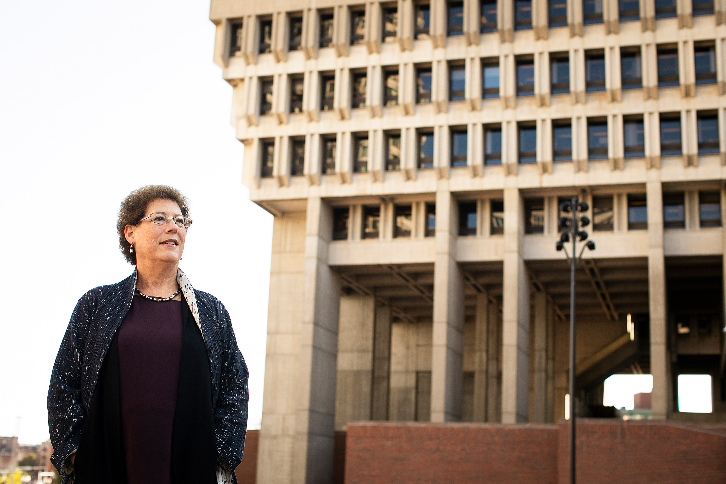 Liz Cohen at City Hall Plaza