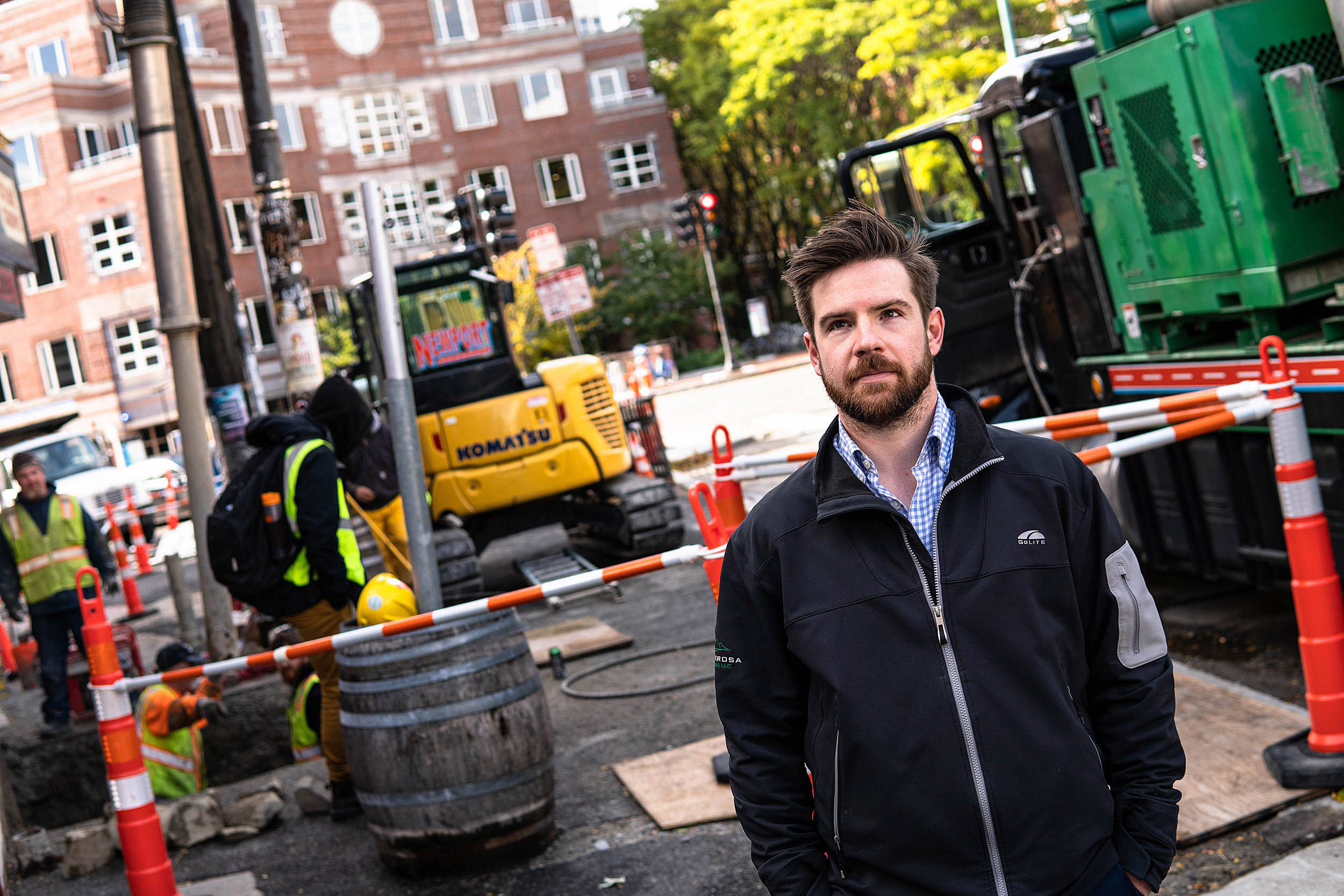 Patrick Behrer in Harvard Square.