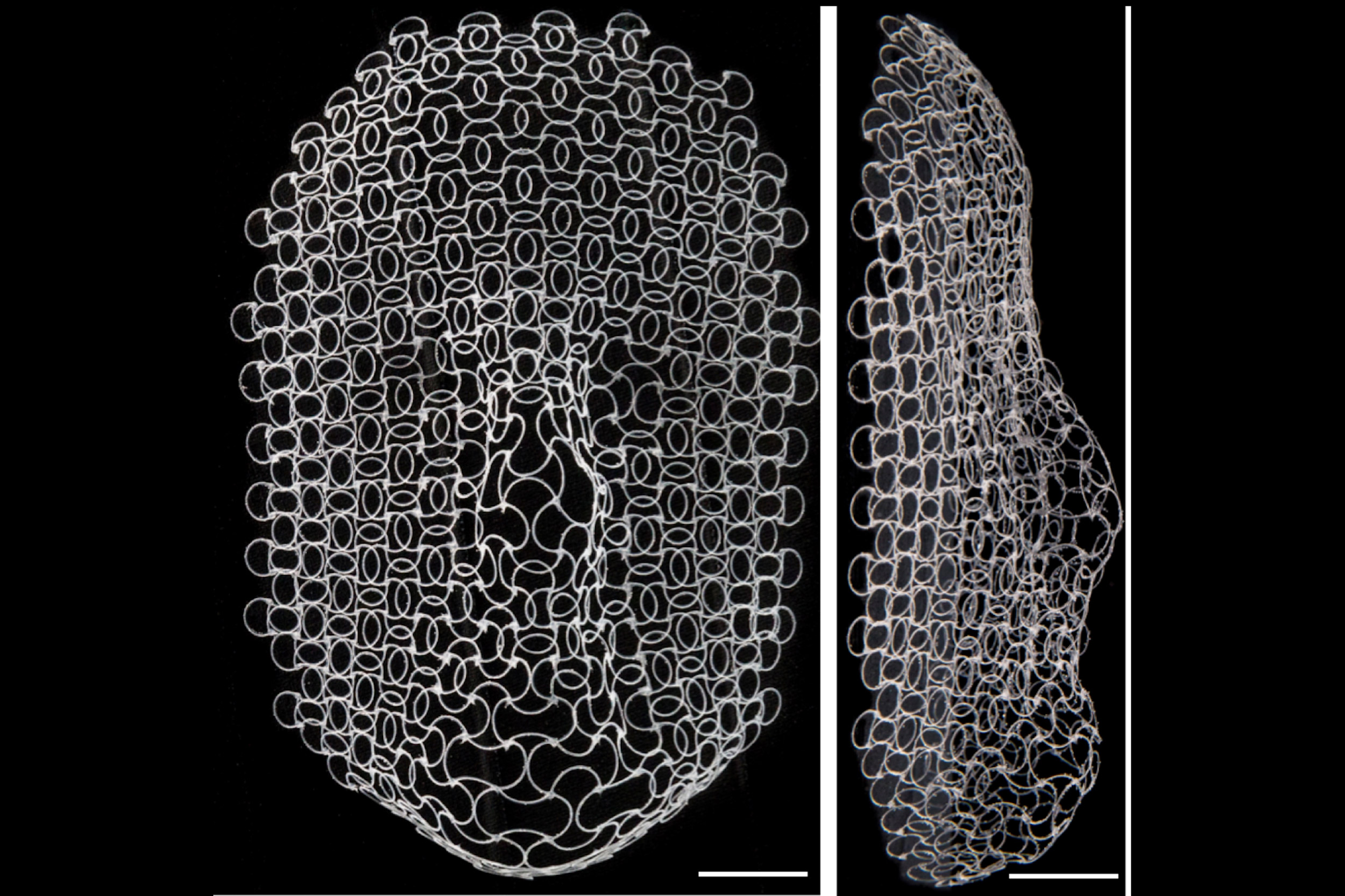 Forming a face with lattice materials