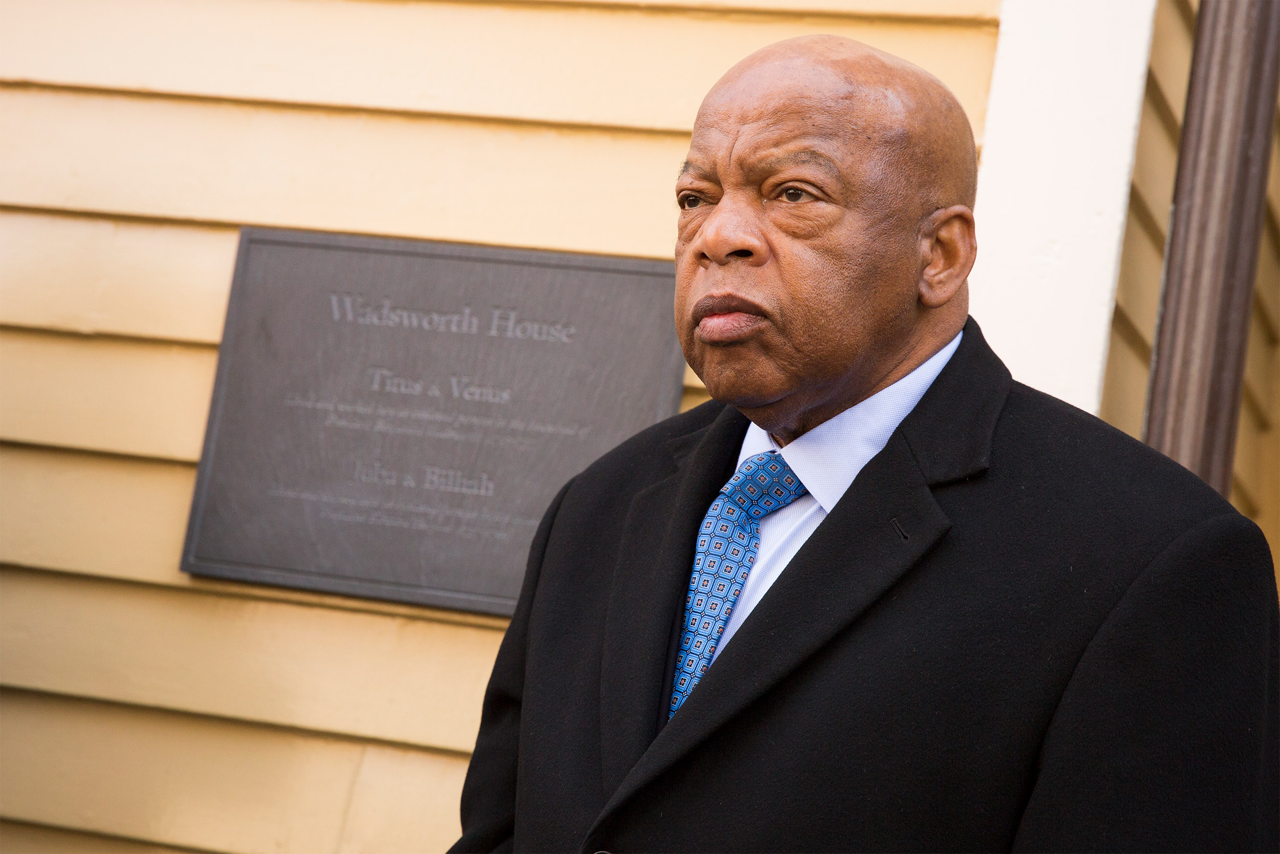 Congressman John Lewis at Wadsworth House.