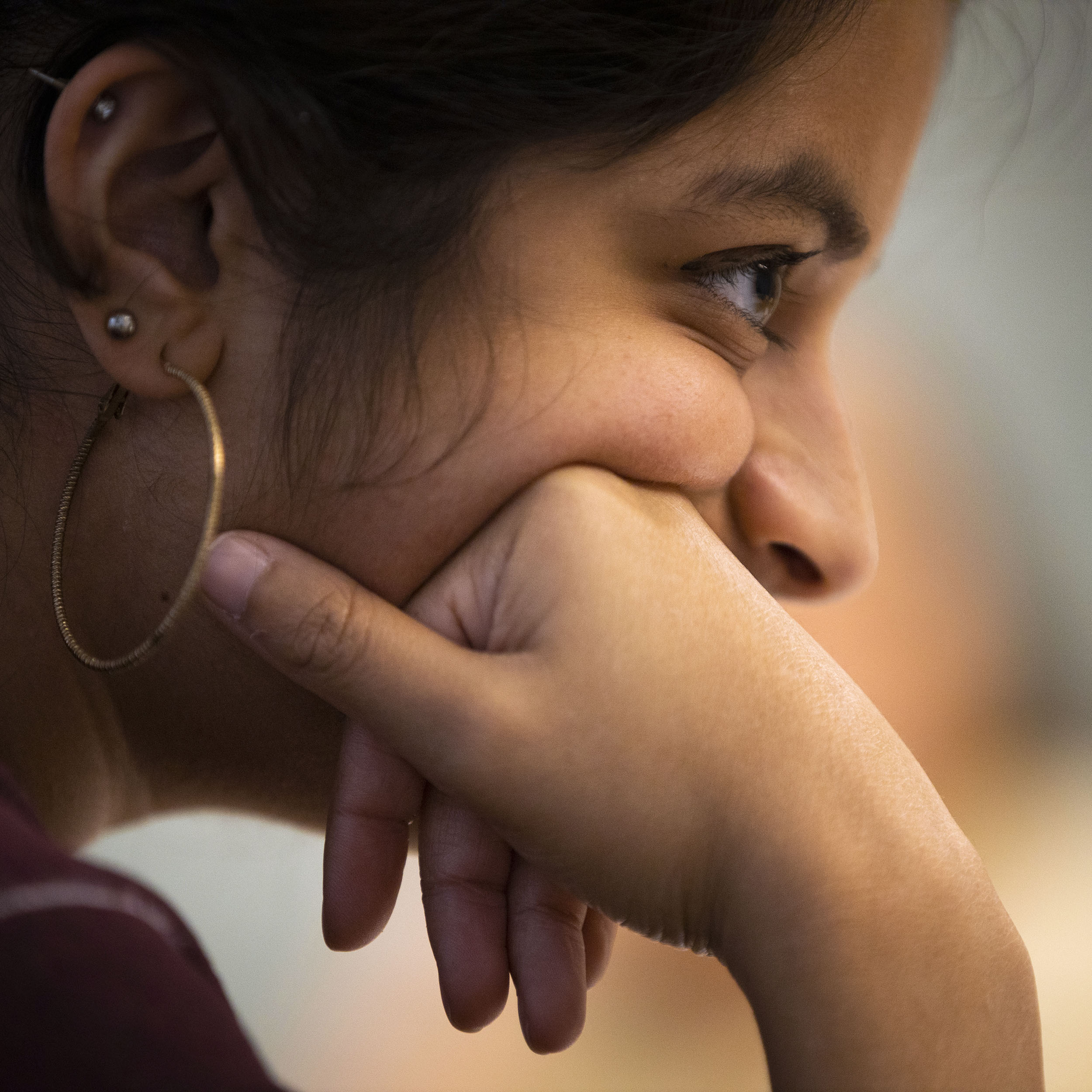 Meena Vankataramanan is pictured during class.