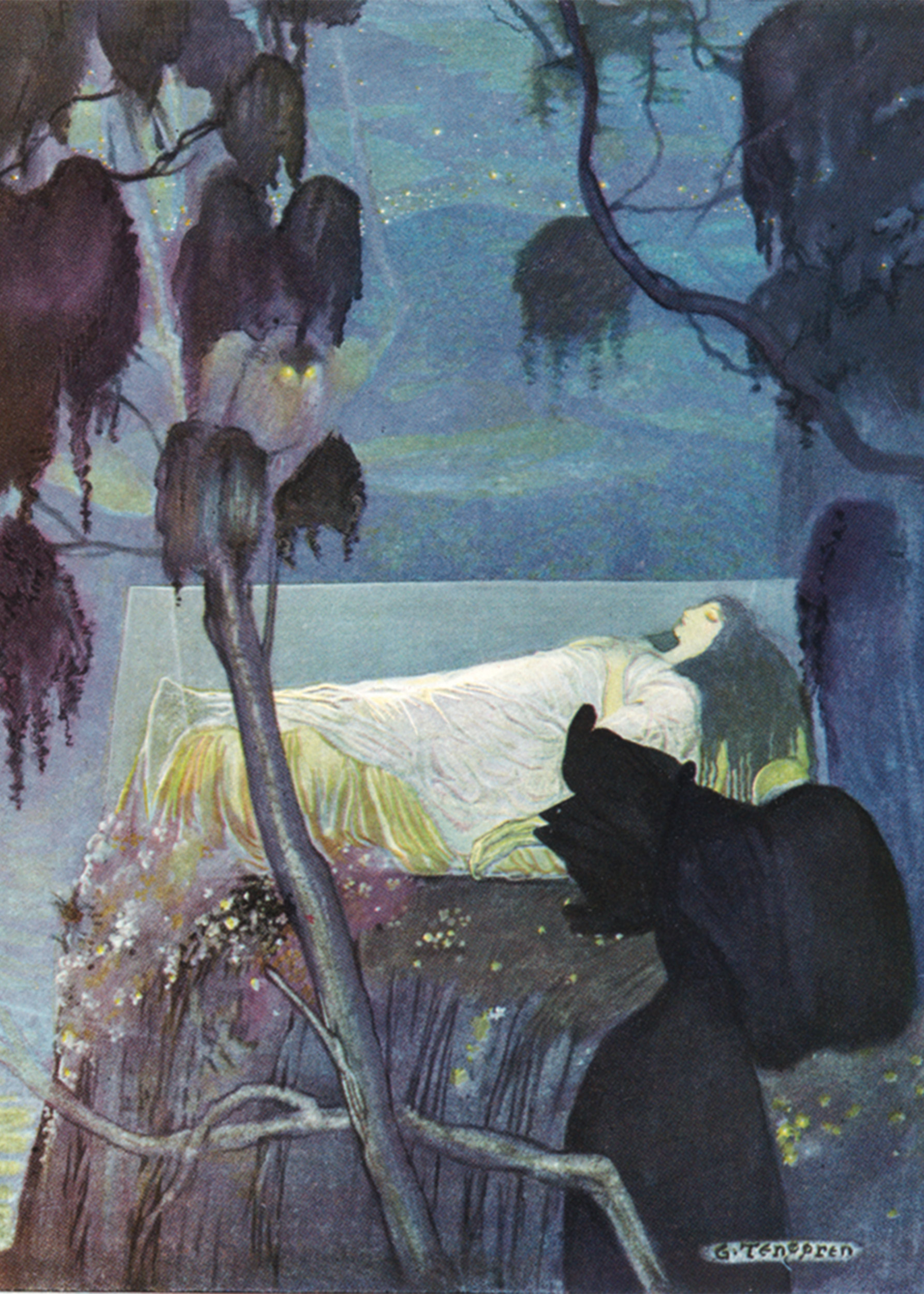 A 1923 illustration of Snow White