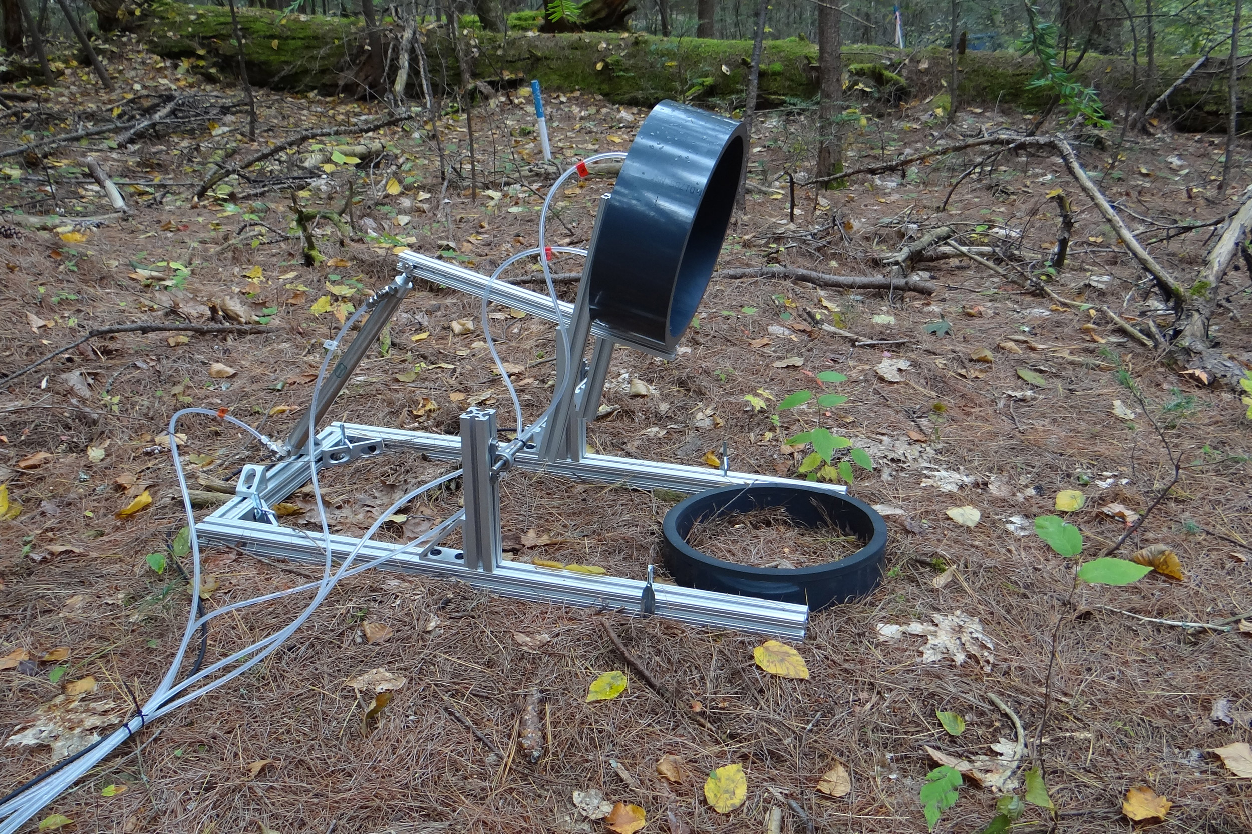 Soil respiration chamber.