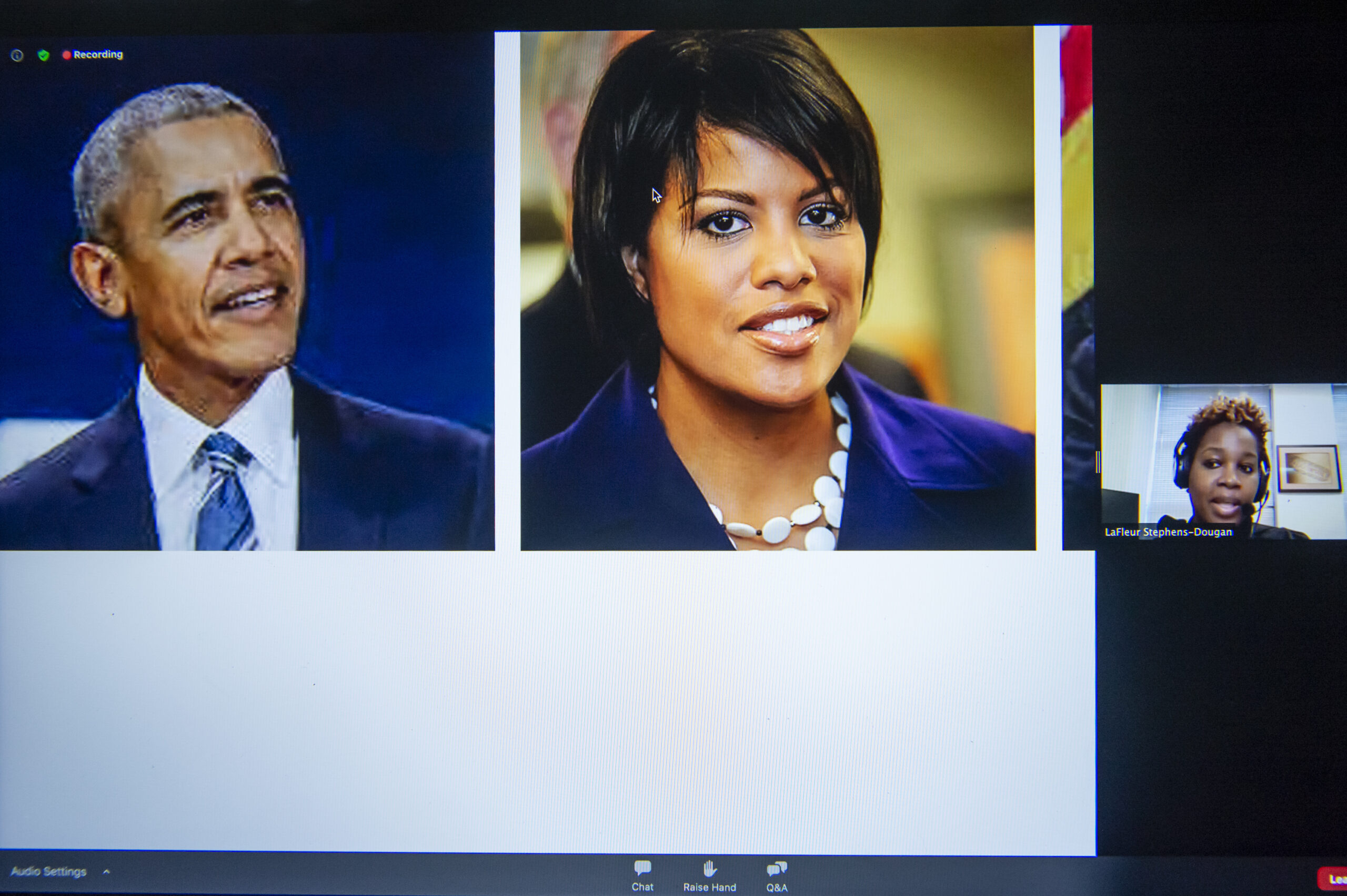 President Obama and Baltimore Mayor Stephanie Rawlings-Blake.