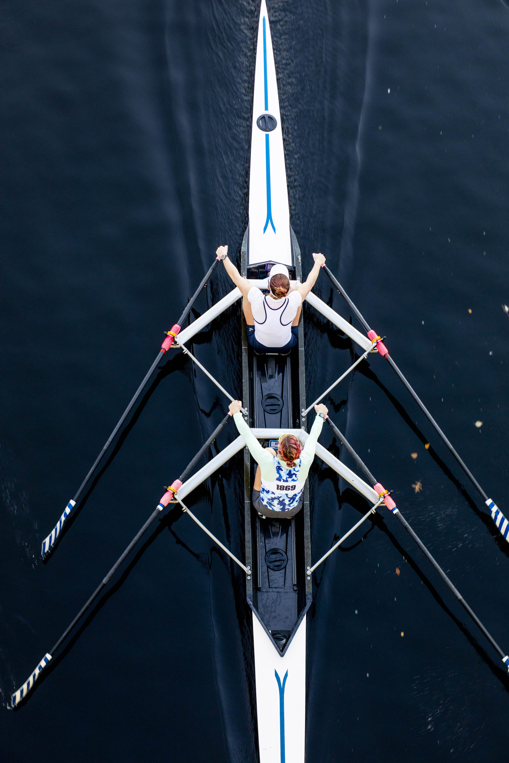 Rowers at dawn.