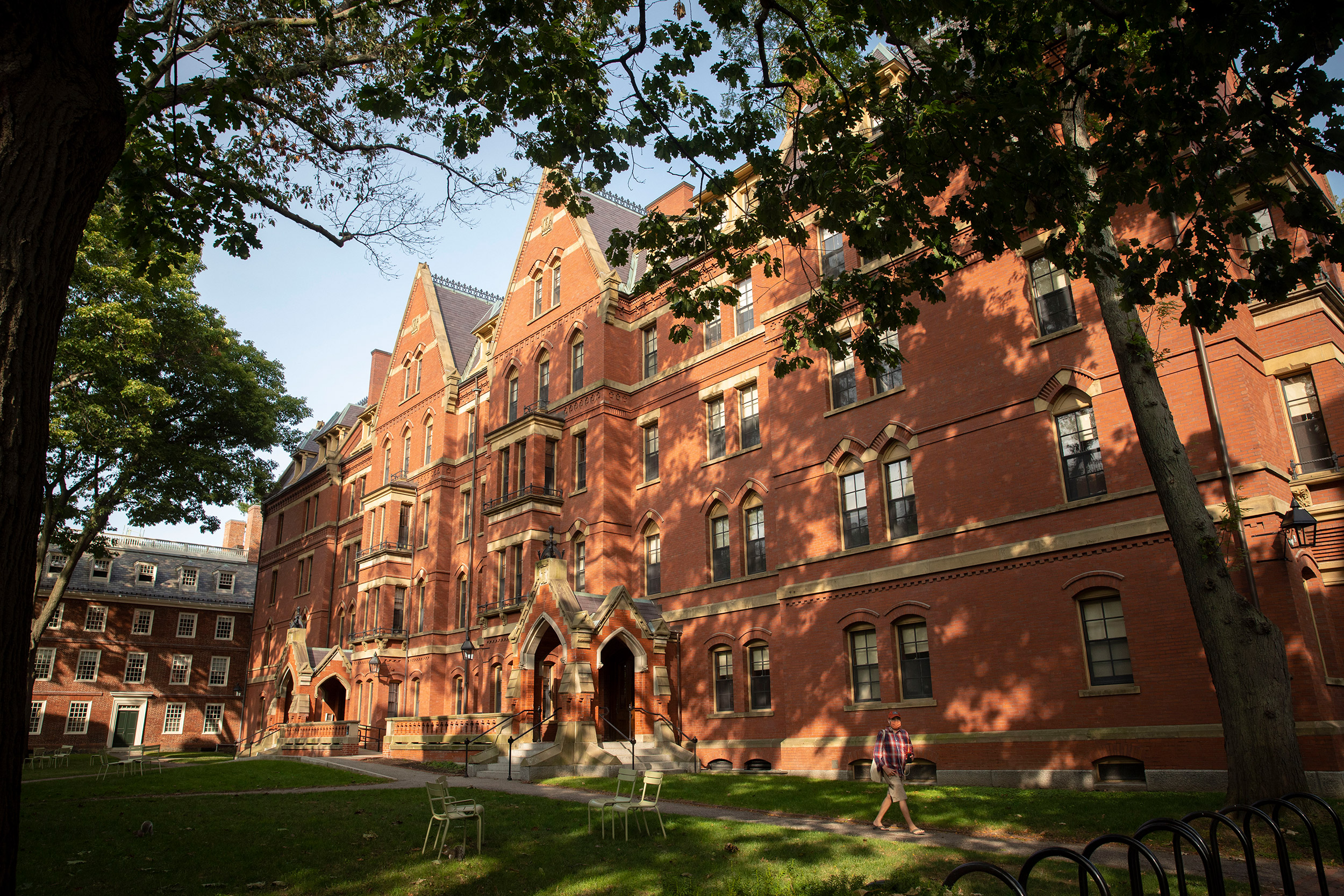 Matthews Hall on Harvard's campus.