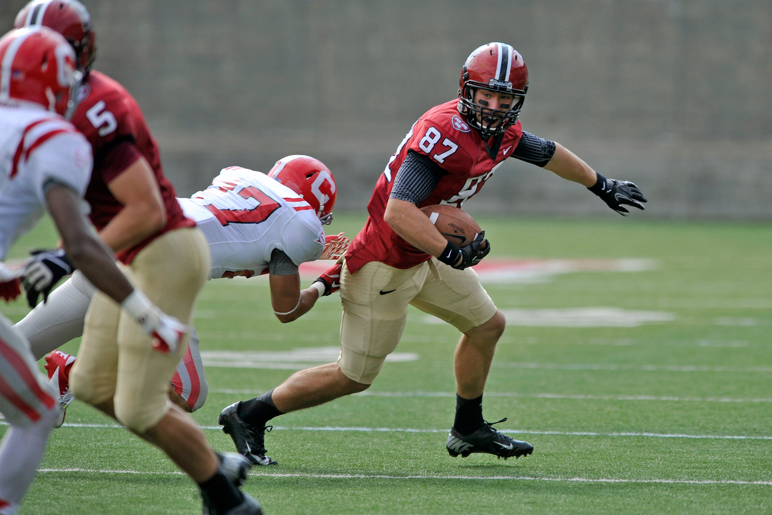 Cameron Brate playing goodball at Harvard.