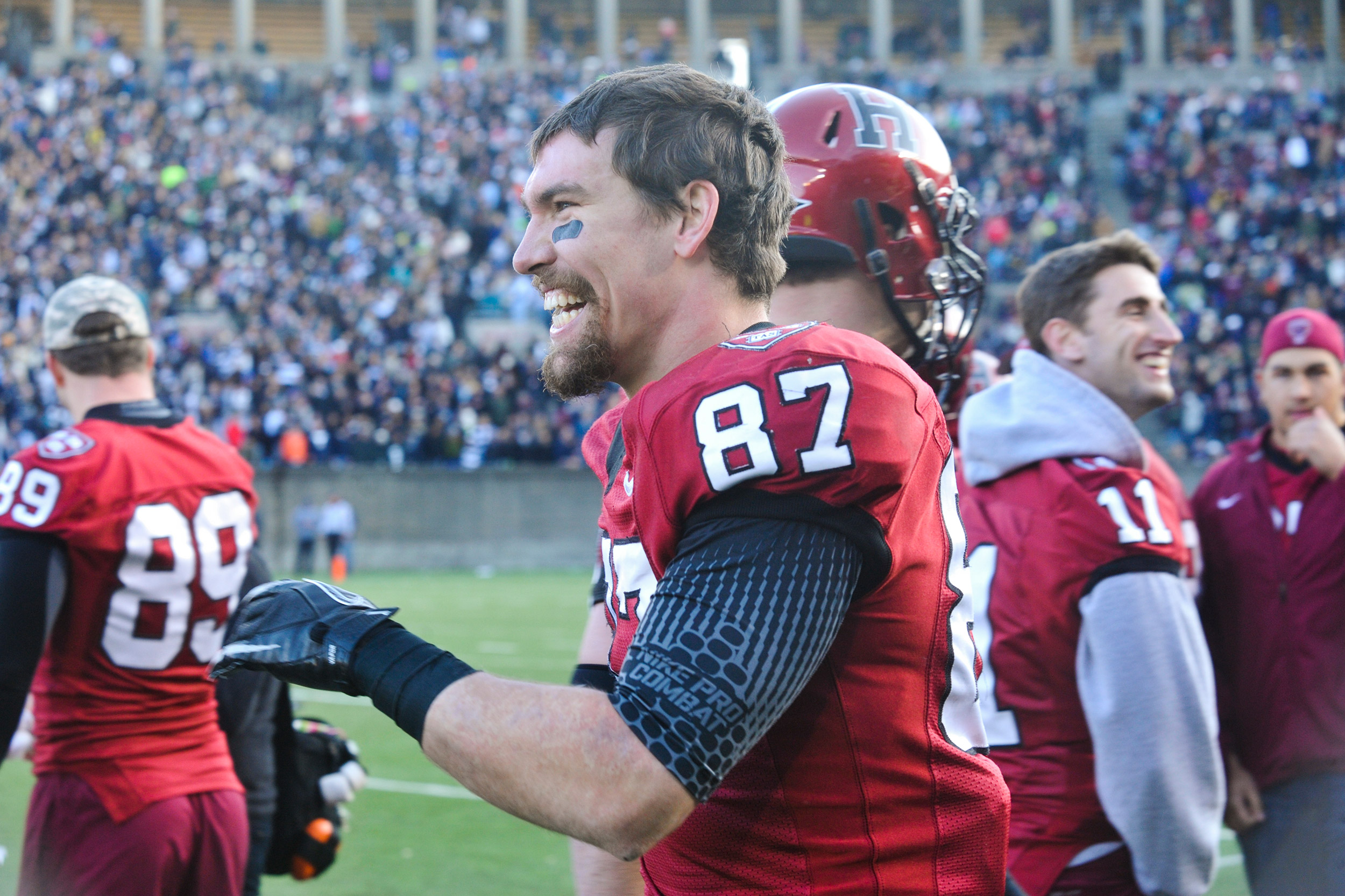 Camerson Brate at Harvard Yale games.