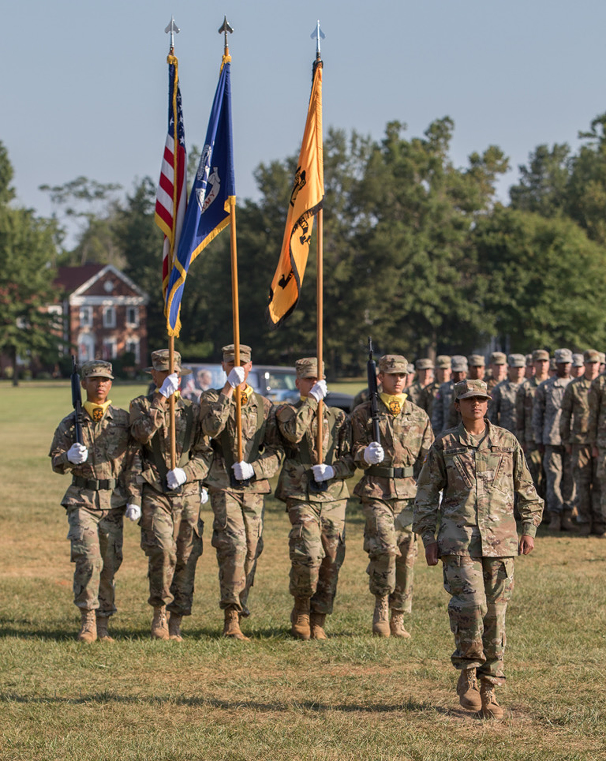 Gayatri Balasubramanian in ROTC.