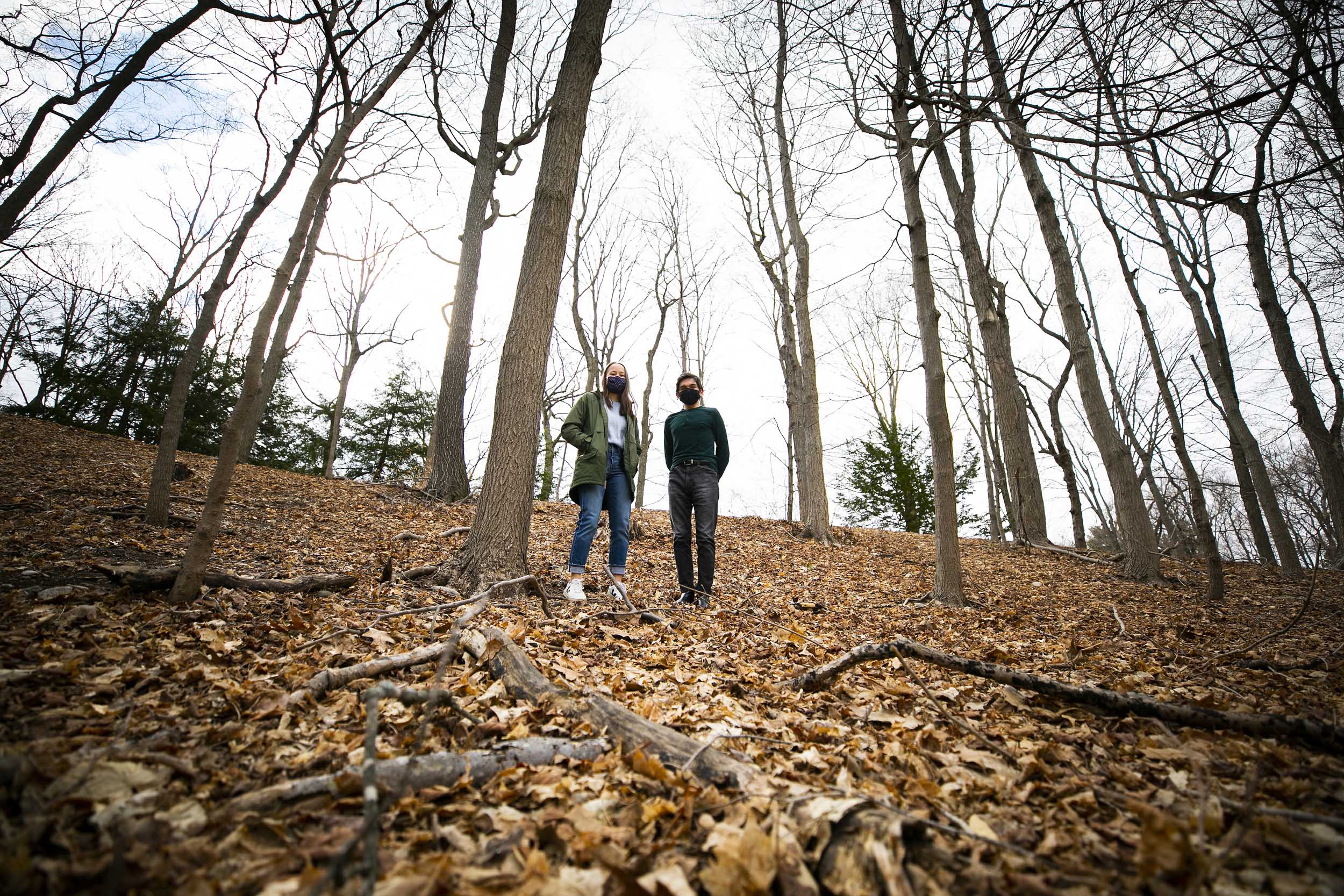 Candice Chen (left) and Noah Secondo are pictured.