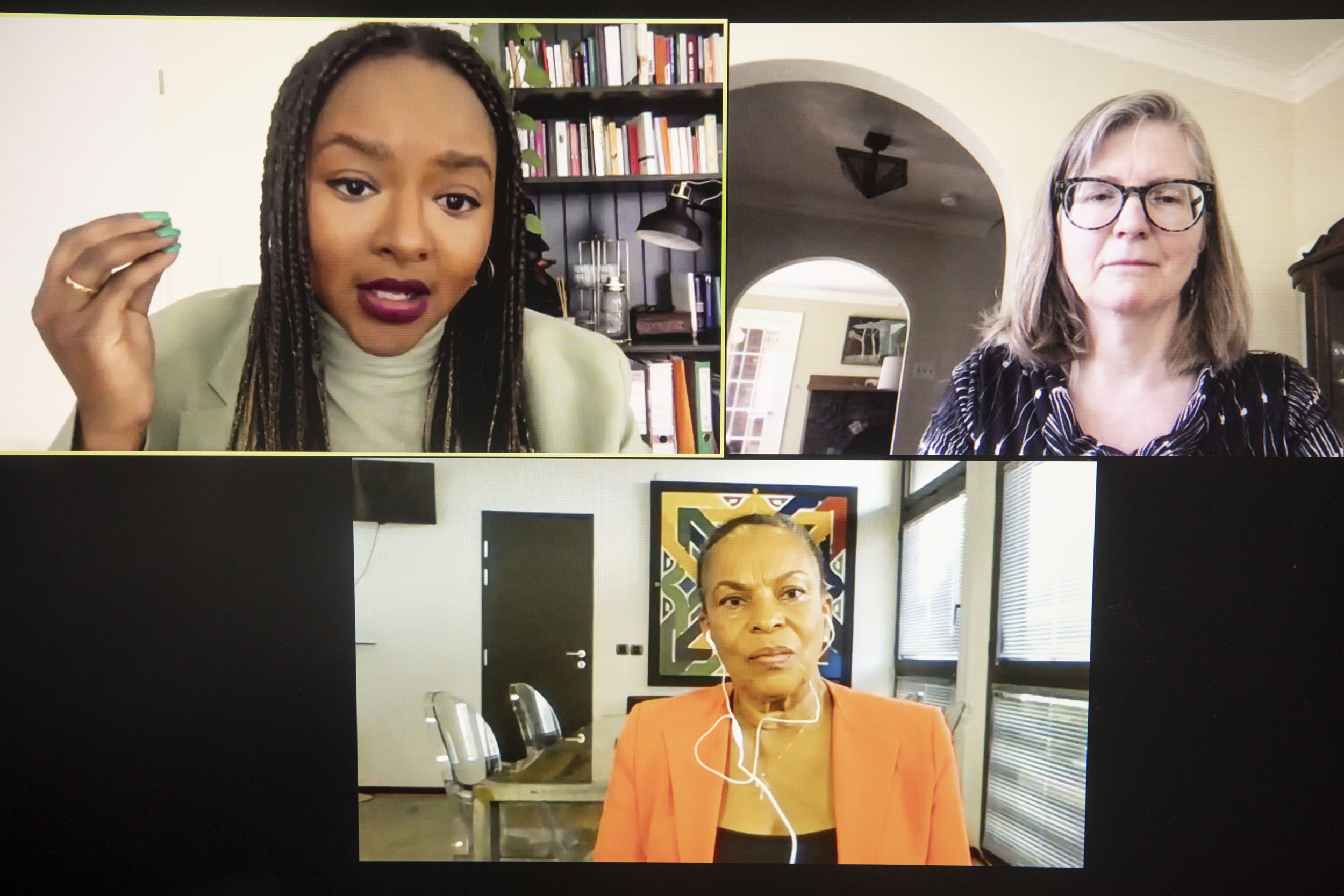 Christiane Taubira, Aminata Touré, and Mary Lewis.