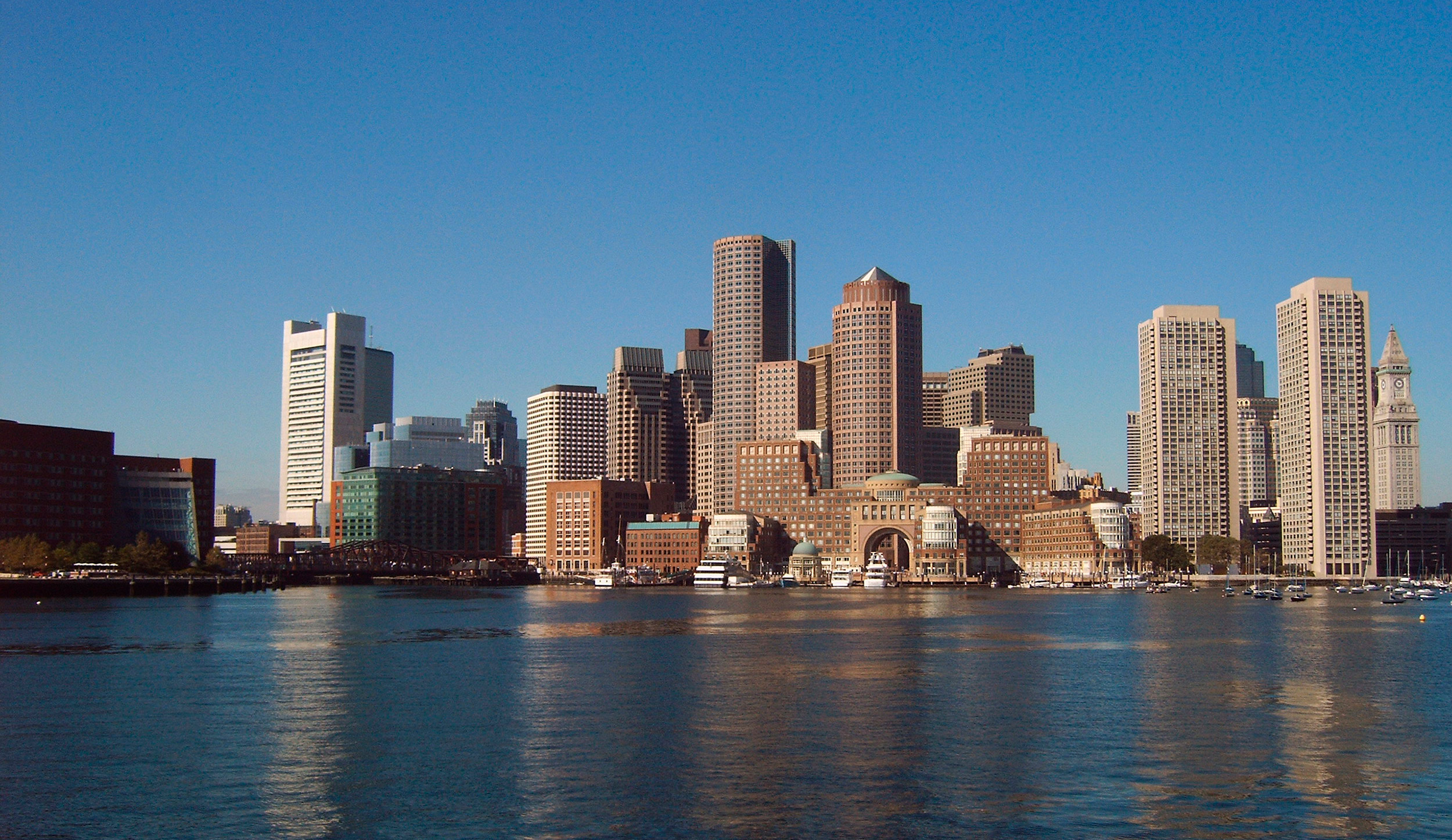 Boston skyline.