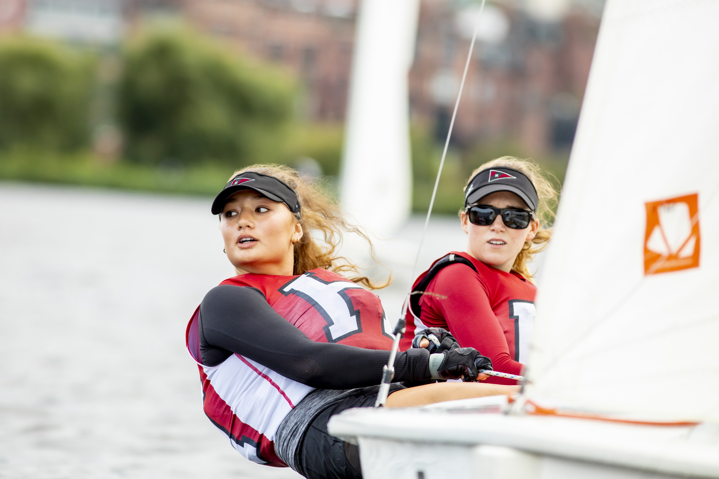 Corinne Lee, left, and Sarah Burn ’24.