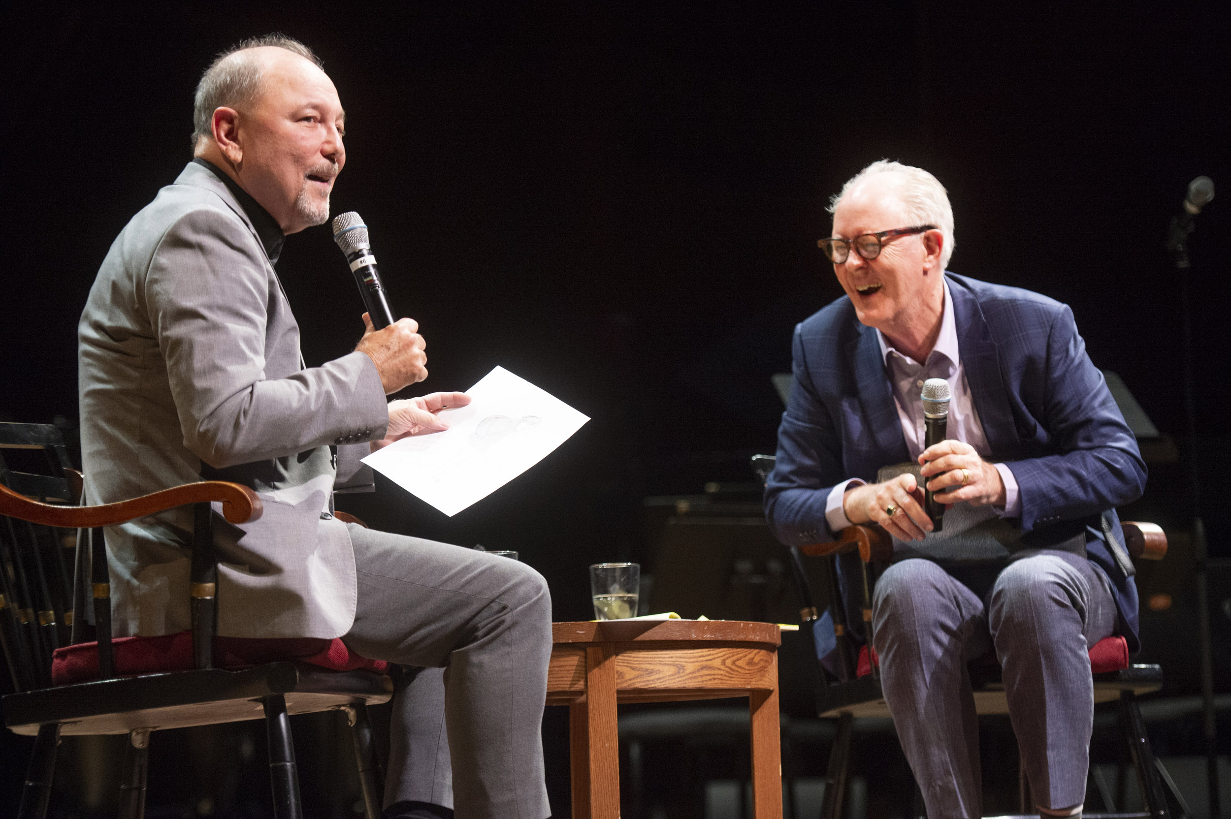 Ruben Blades with John Lithgow.