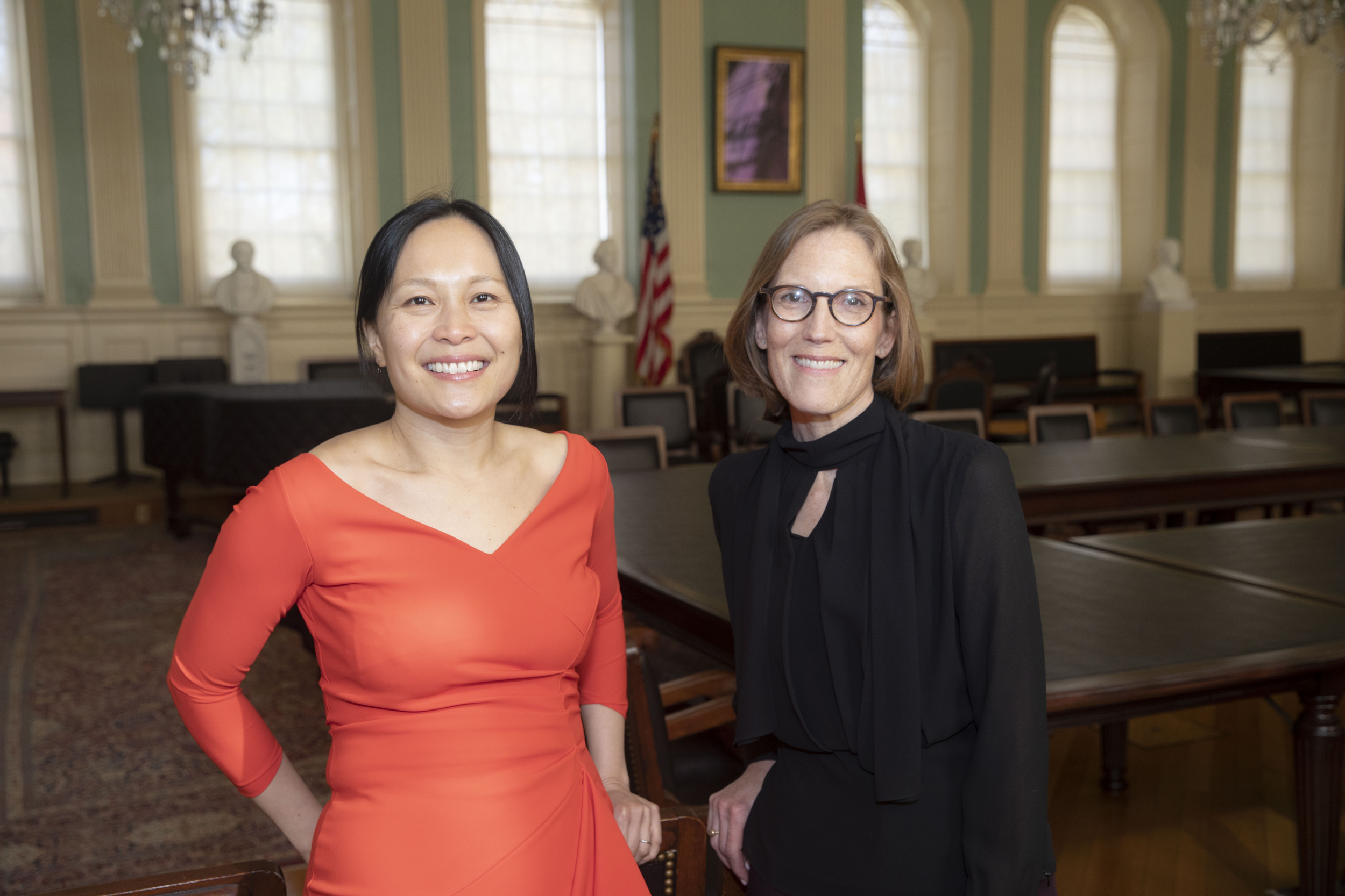 Vanessa Liu ’96, J.D. ’03 and Allyson Mendenhall.