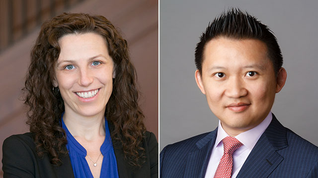 Professors Francesca Gino and Charles C.Y. Wang