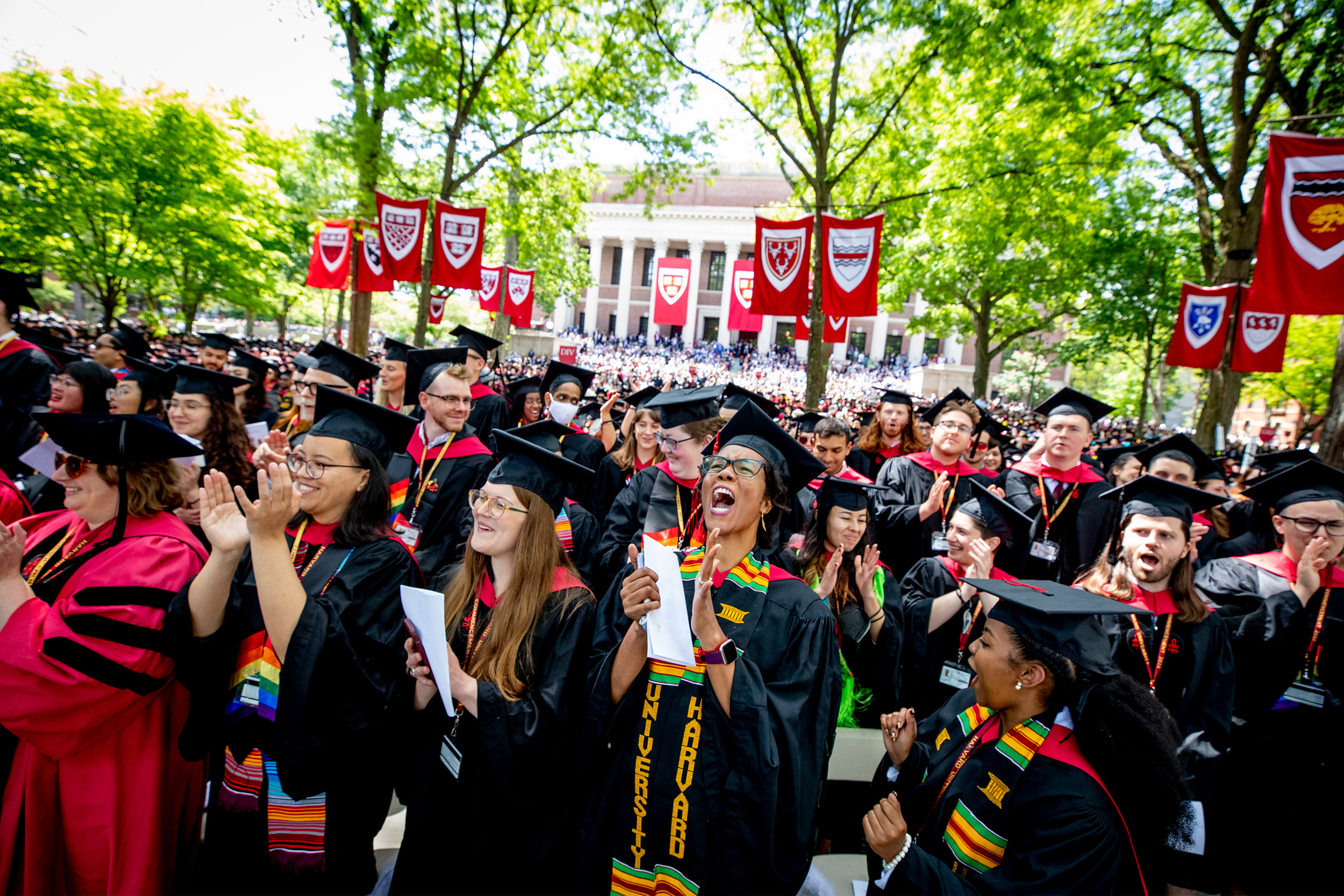 Commencement in the Yard.