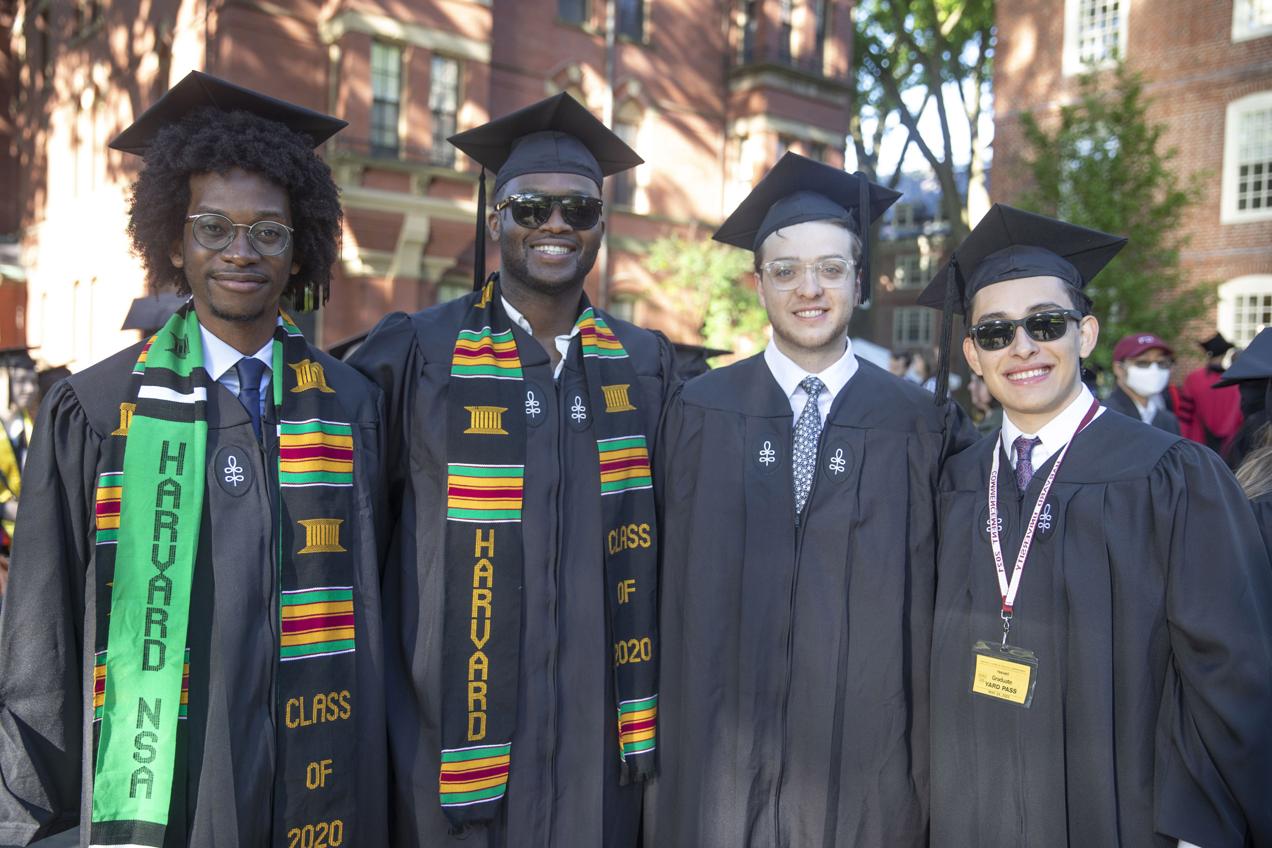 Hakeem Aglulu, (from left) Amadou Camara, Ethan Robert McCollister, and Brandon Palacios,