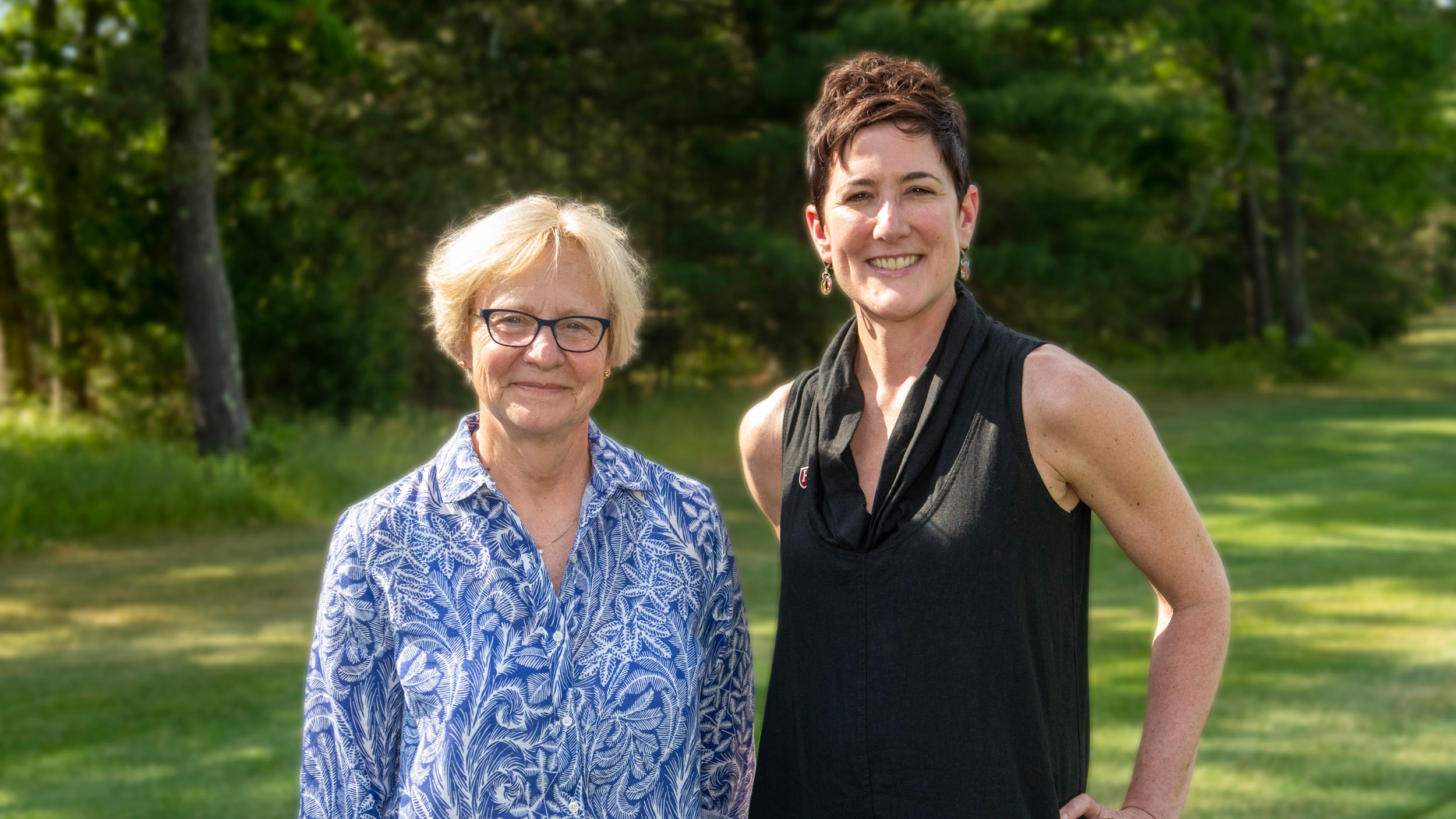 Pat Henry, left, and Athletic Director Erin McDermott