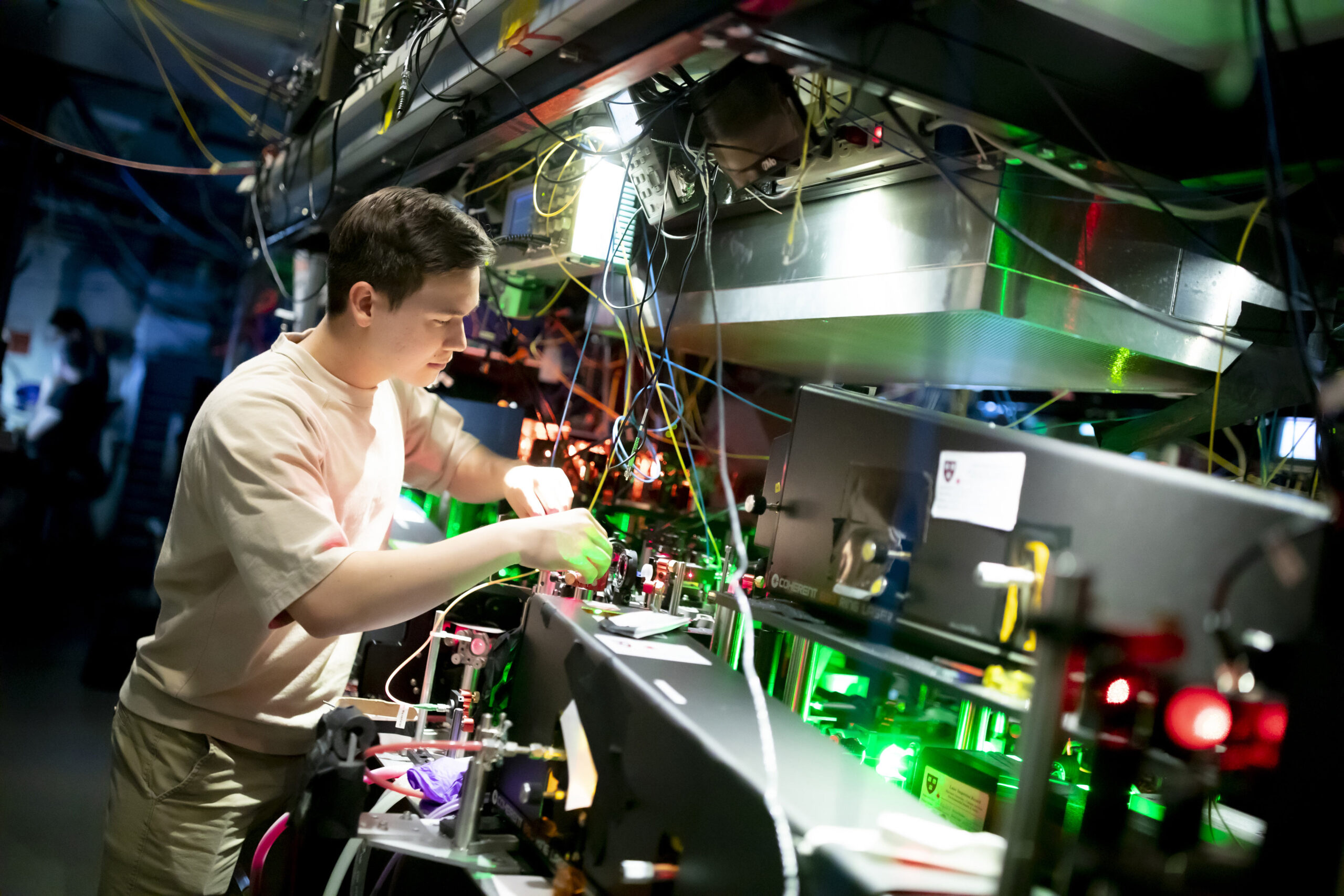 Andrew Winnicki in the Doyle Lab.