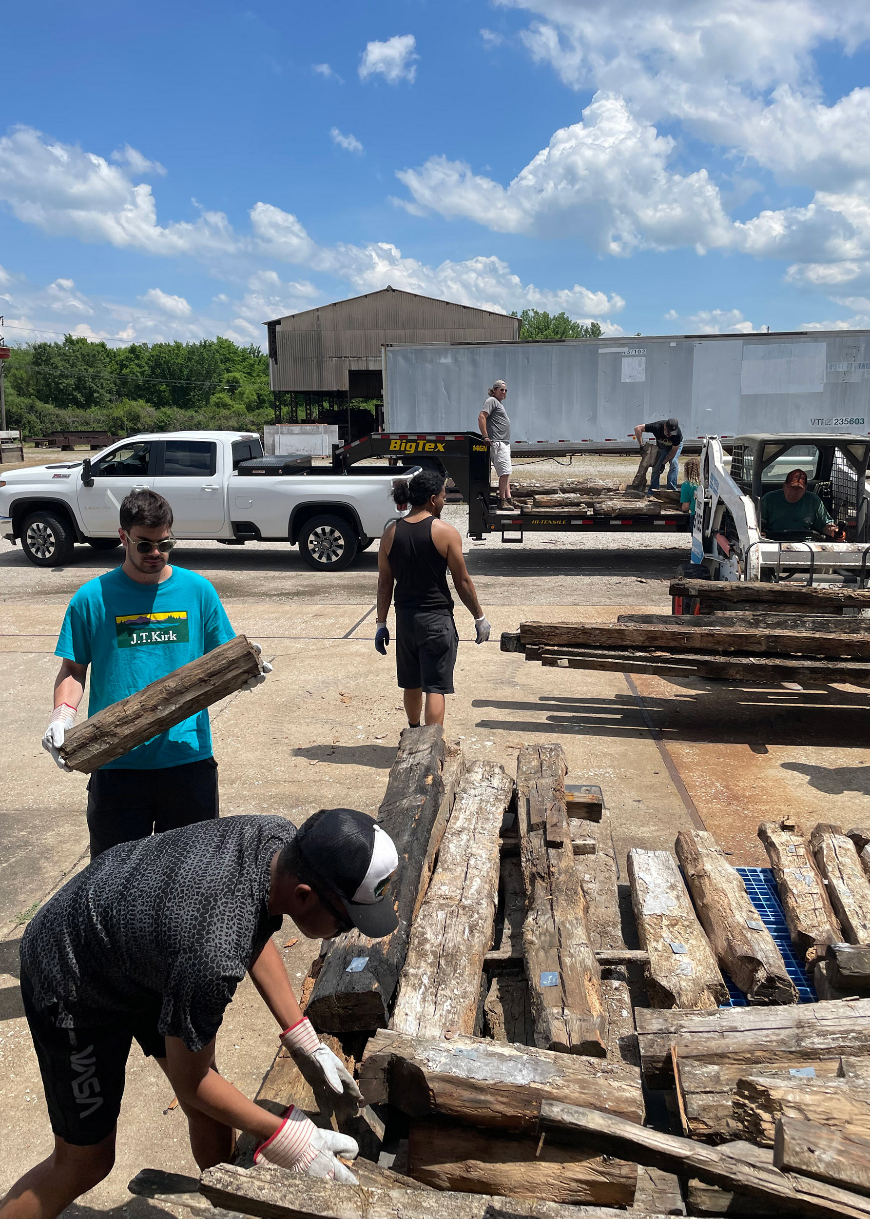 Students working in St. Louis.