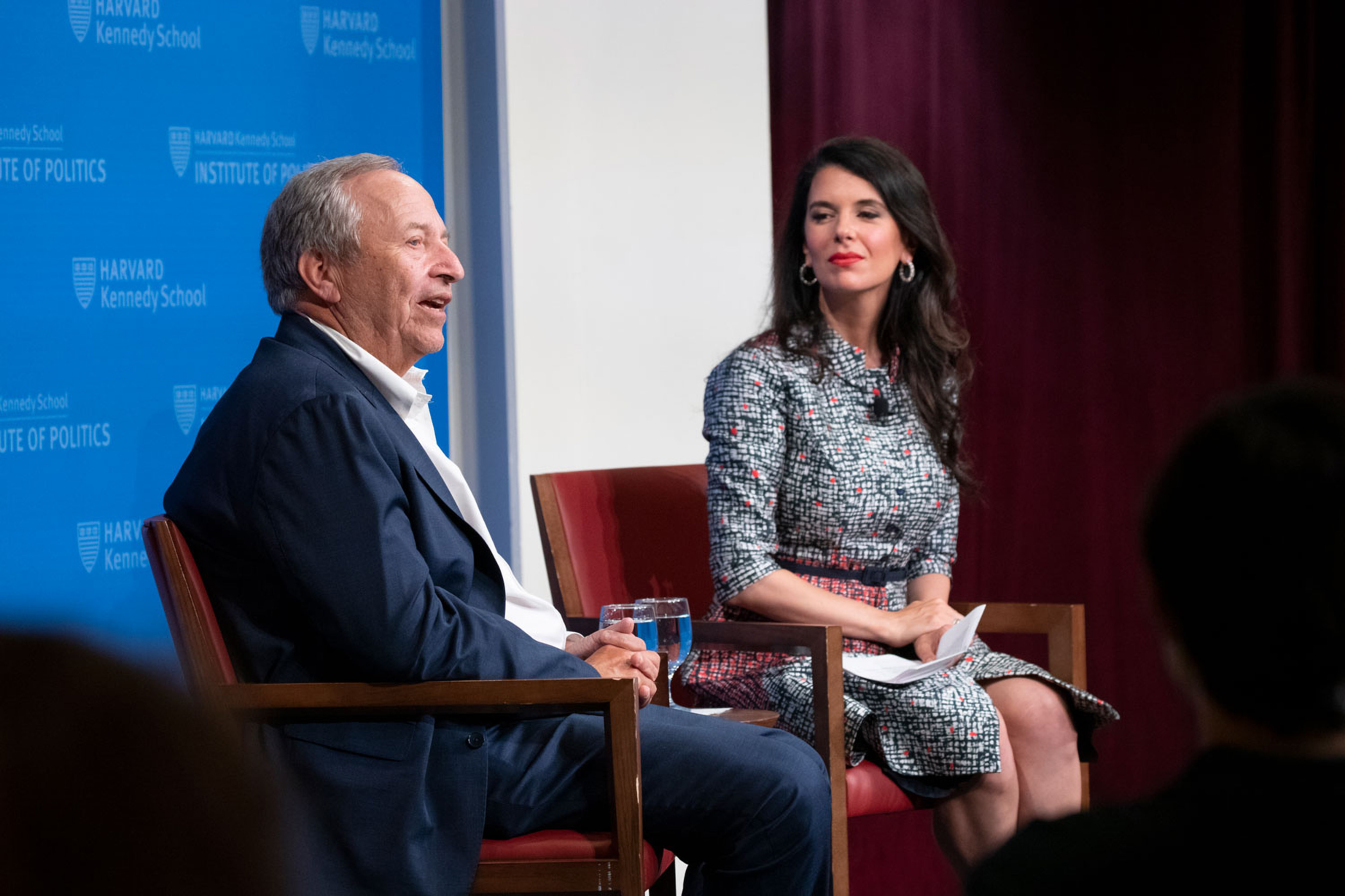 Lawrence Summers and Linda Henry.