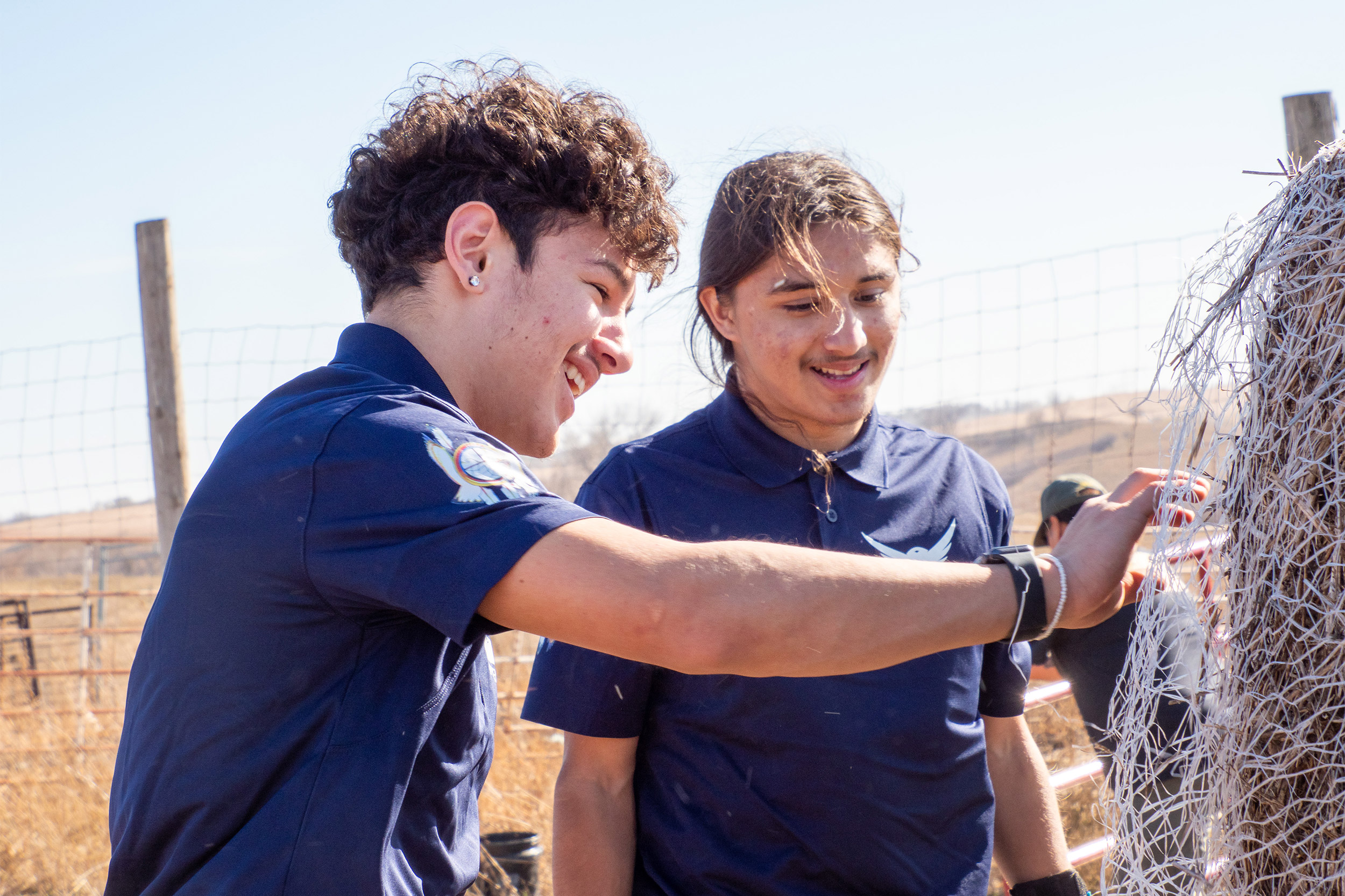 Students participating in an apprenticeship. program.