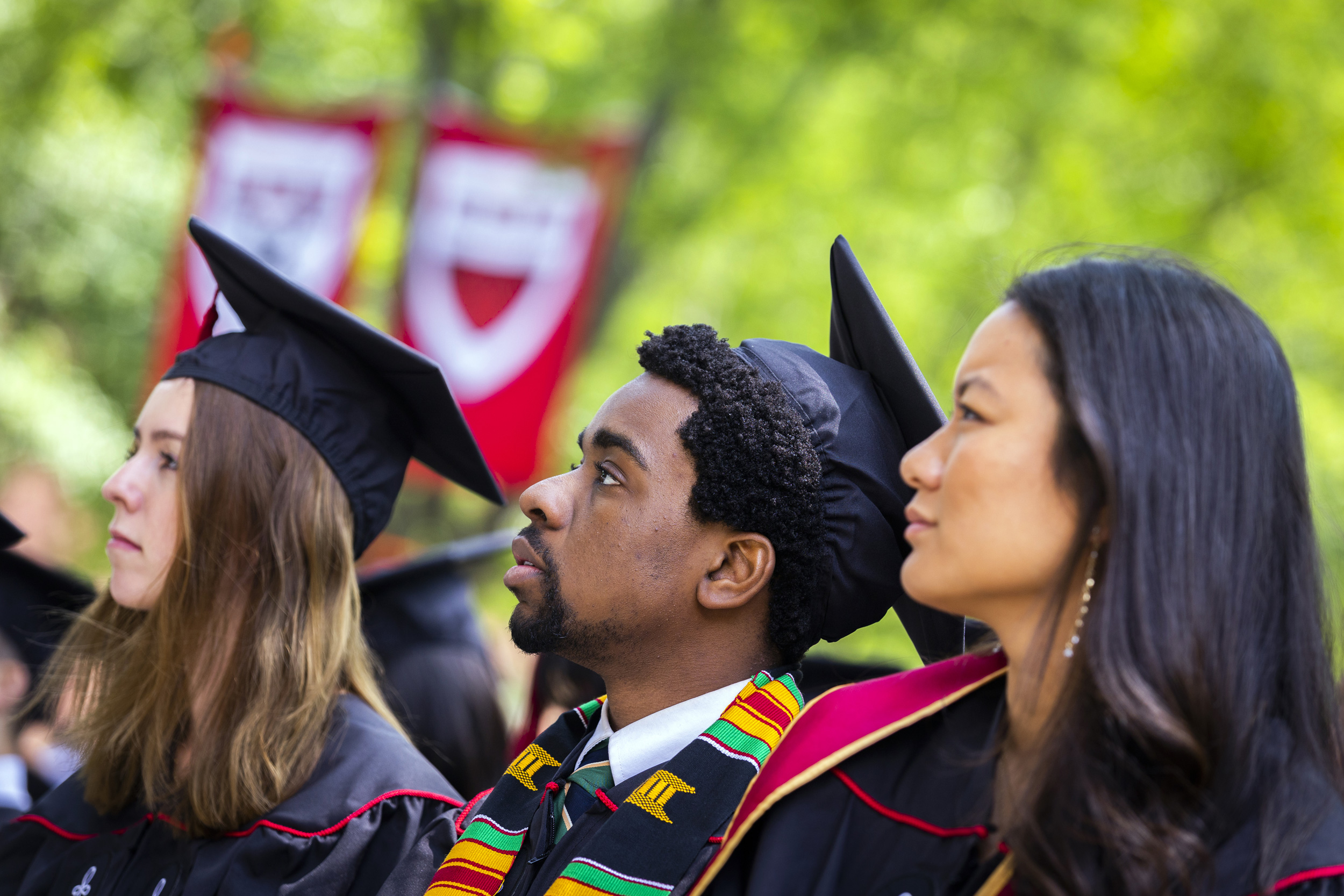 Harvard students at Baccalaureate address