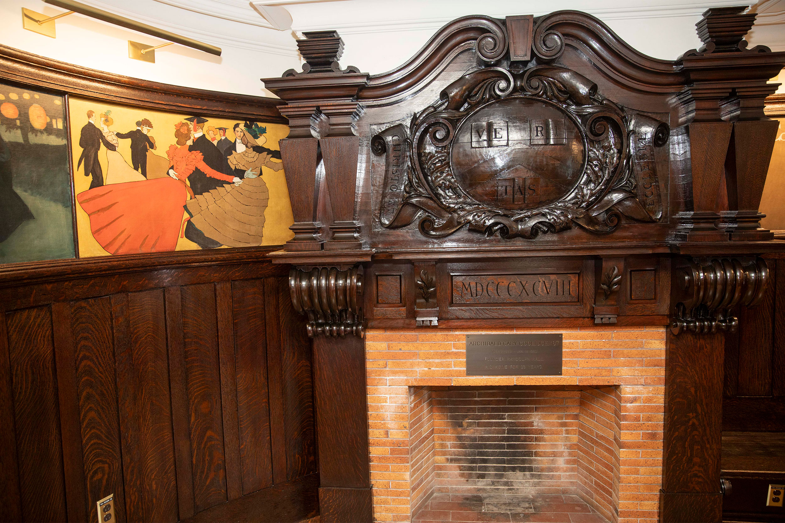 Coolidge Room in Randolph Hall at Adams House.