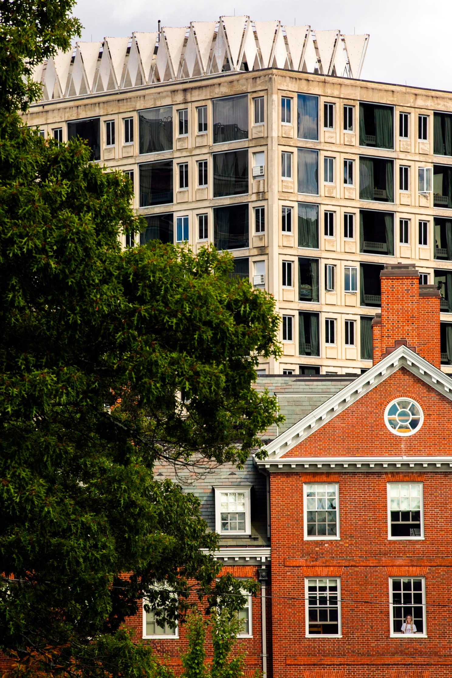 Leverett House and Dunster House.