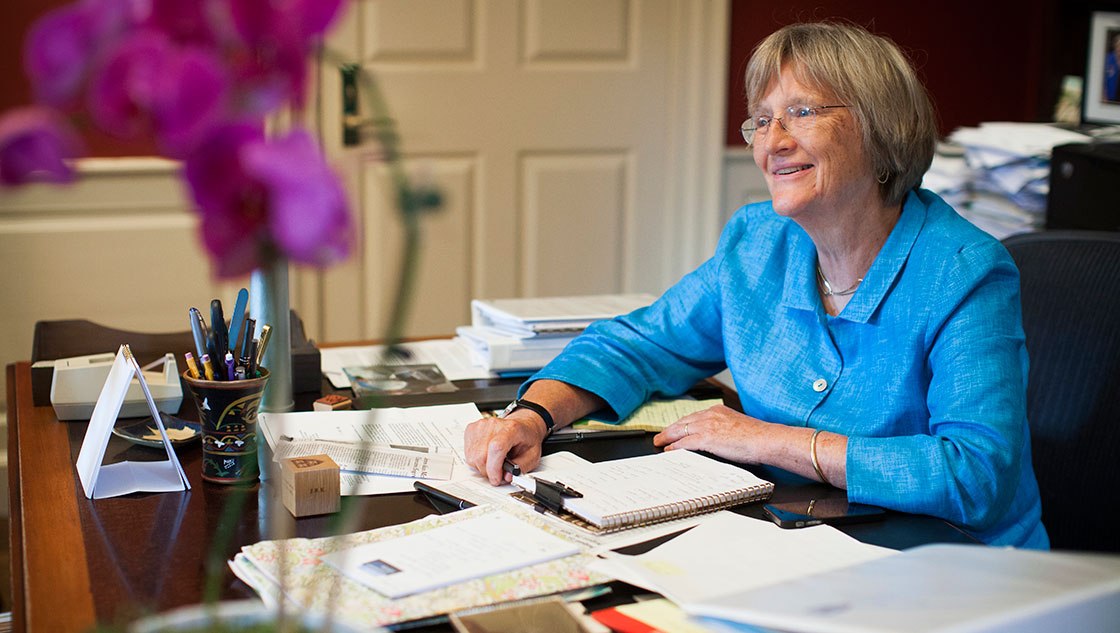 Harvard President Drew Faust
